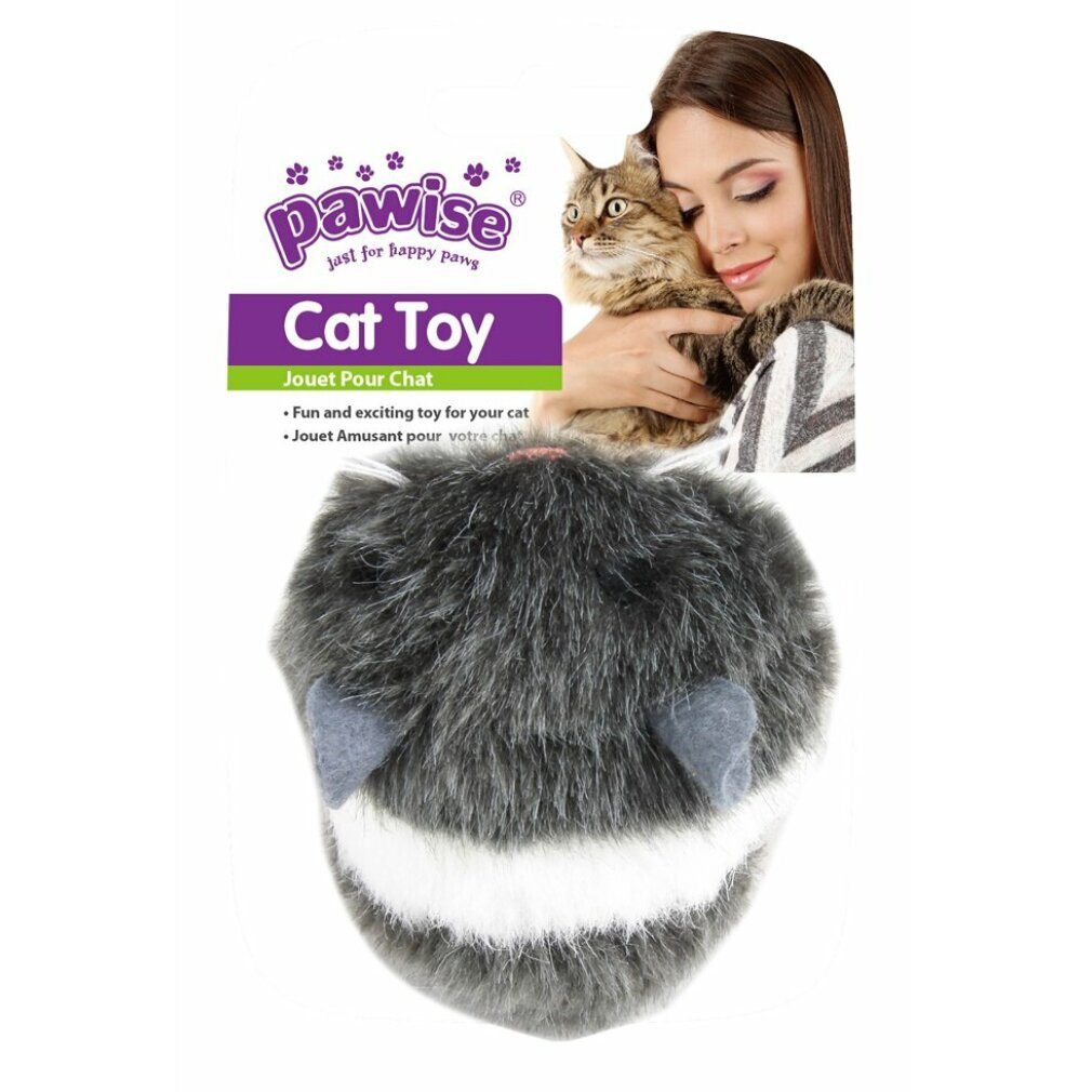 Pawise Tierkuscheltier Interactive Vibrating Mouse Cat Toy Approx 8 cm