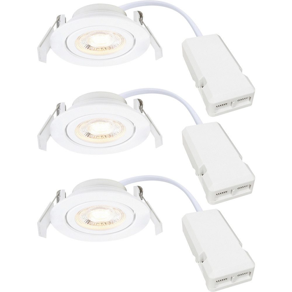 Nordlux Einbauleuchte Nordlux 2510310101 Monolo 3-Kit Einbauleuchte EEK: E (A - G) LED We