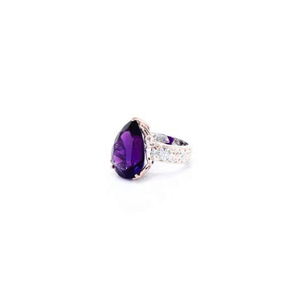 Cavill Silberring Brasilianischer Amethyst Sterling Silber Ring (1-tlg)