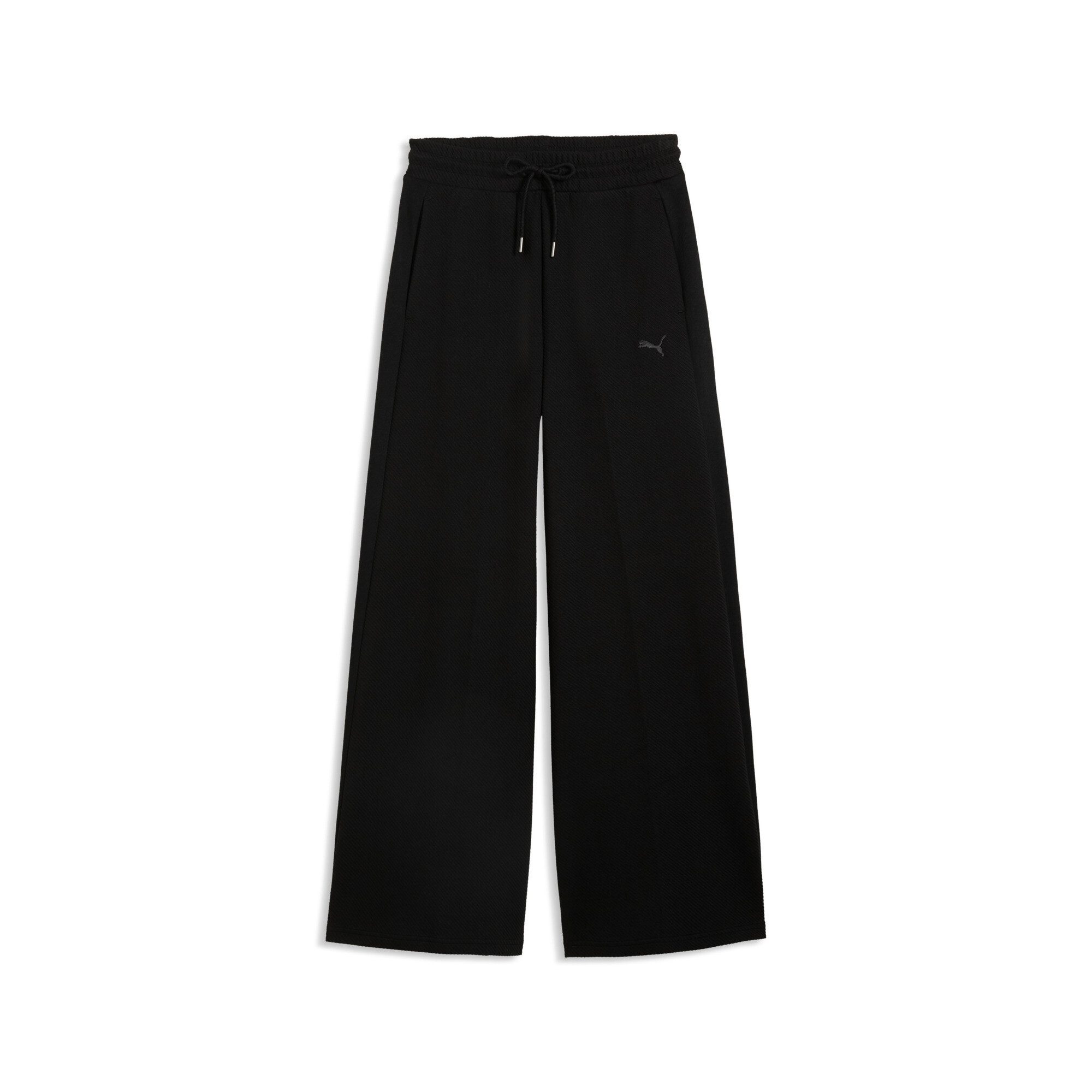 PUMA Trainingshose CLASS RELAXED WIDE LEG PANTS mit Eingrifftaschen, normale Länge, aus Webmaterial