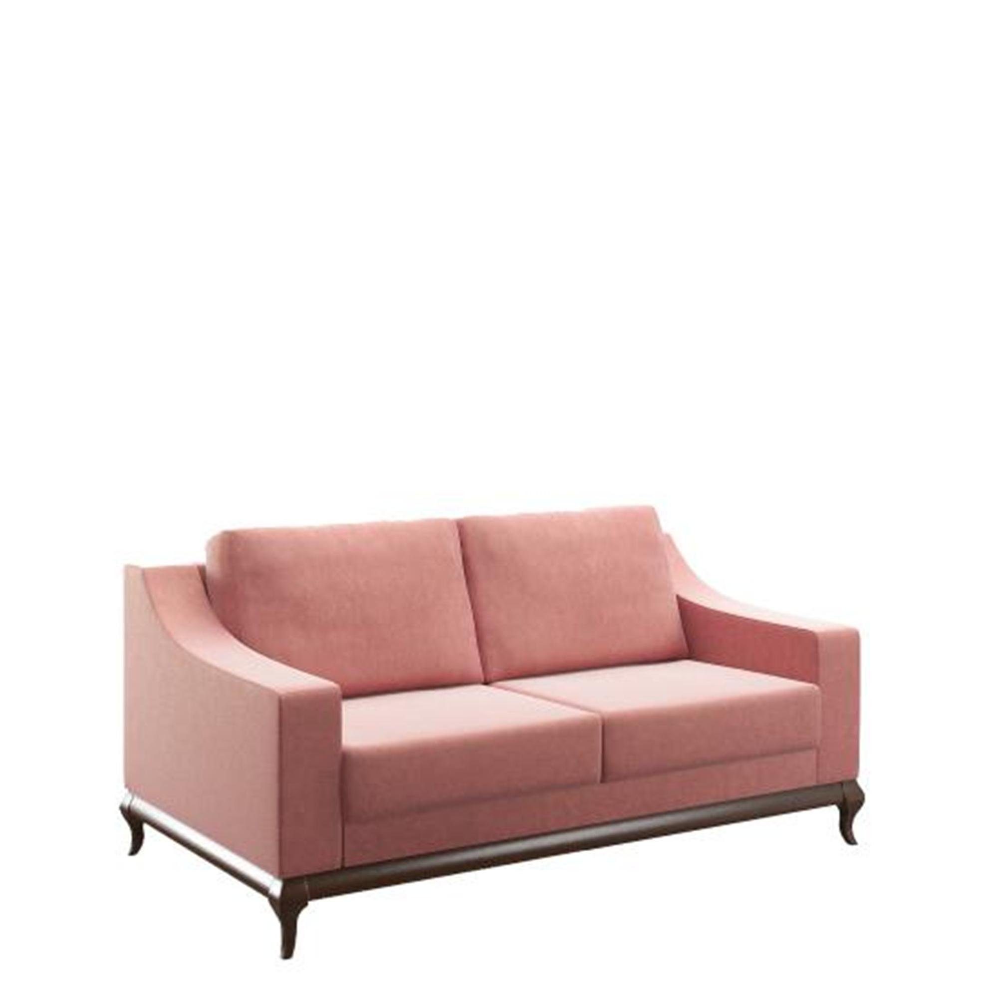 JVmoebel Sofa Luxus Rosa Zweisitzer Moderner Stil 2-Sitzer stilvoll Neu, Made in Europe