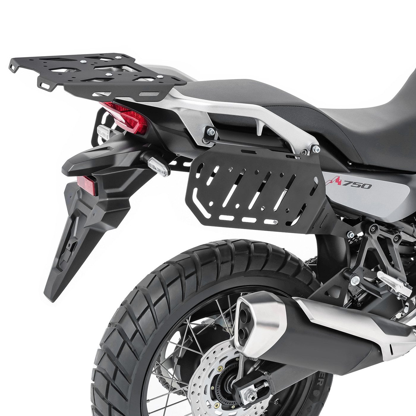 Bagtecs Koffer Set Gepäckträger+Seitenträger für Honda Transalp XL 750 23-26 SR45
