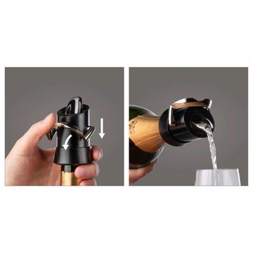 VACUVIN Sektkühler Champagner Accessoire Geschenkset 3-tlg., mit Zubehör