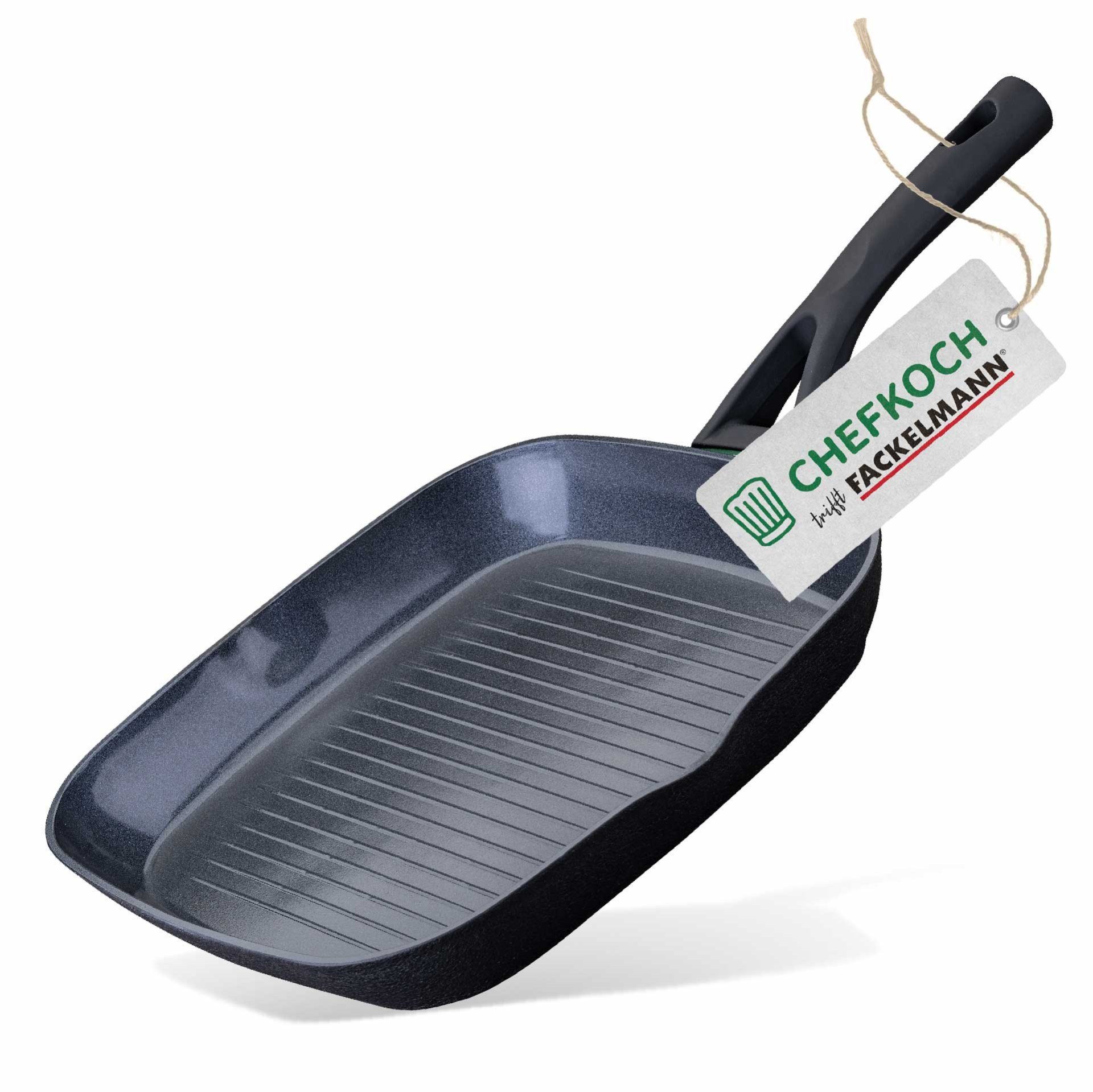 Chefkoch trifft Fackelmann Bratpfanne Bratpfanne, Kochpfanne, Aluminium-Pfanne, Antihaft-Pfanne