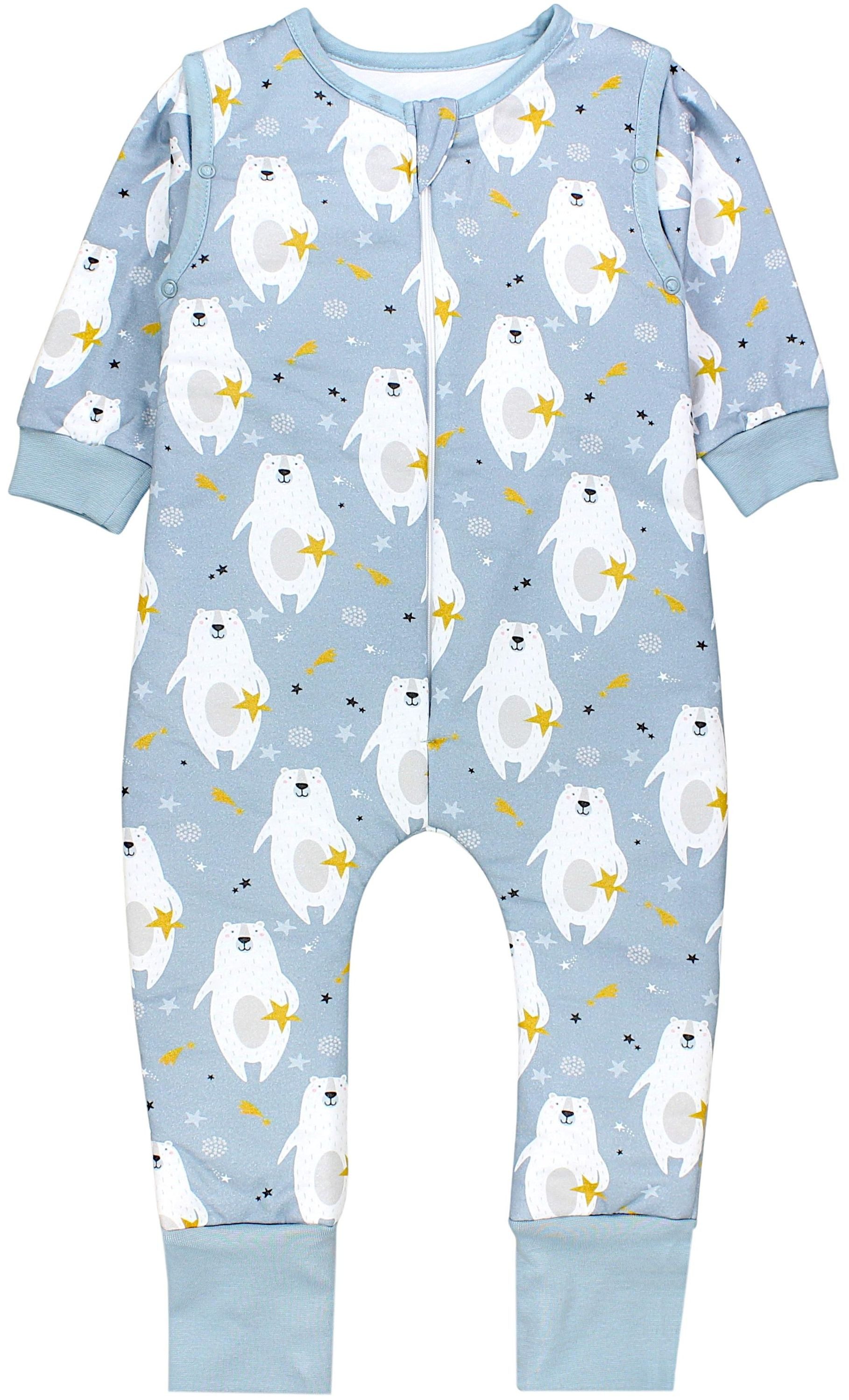 TupTam Babyschlafsack 2.5 TOG Schlafsack BIO-Baumwolle mit Beinen und Ärmel günstig online kaufen