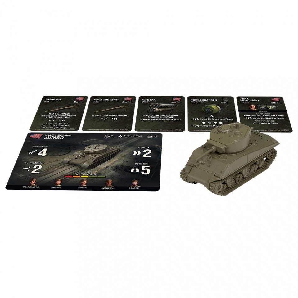 Galeforce Nine Spiel, World of Tanks - Wave 11 - American (M4A3E2 Sherman Jumbo)