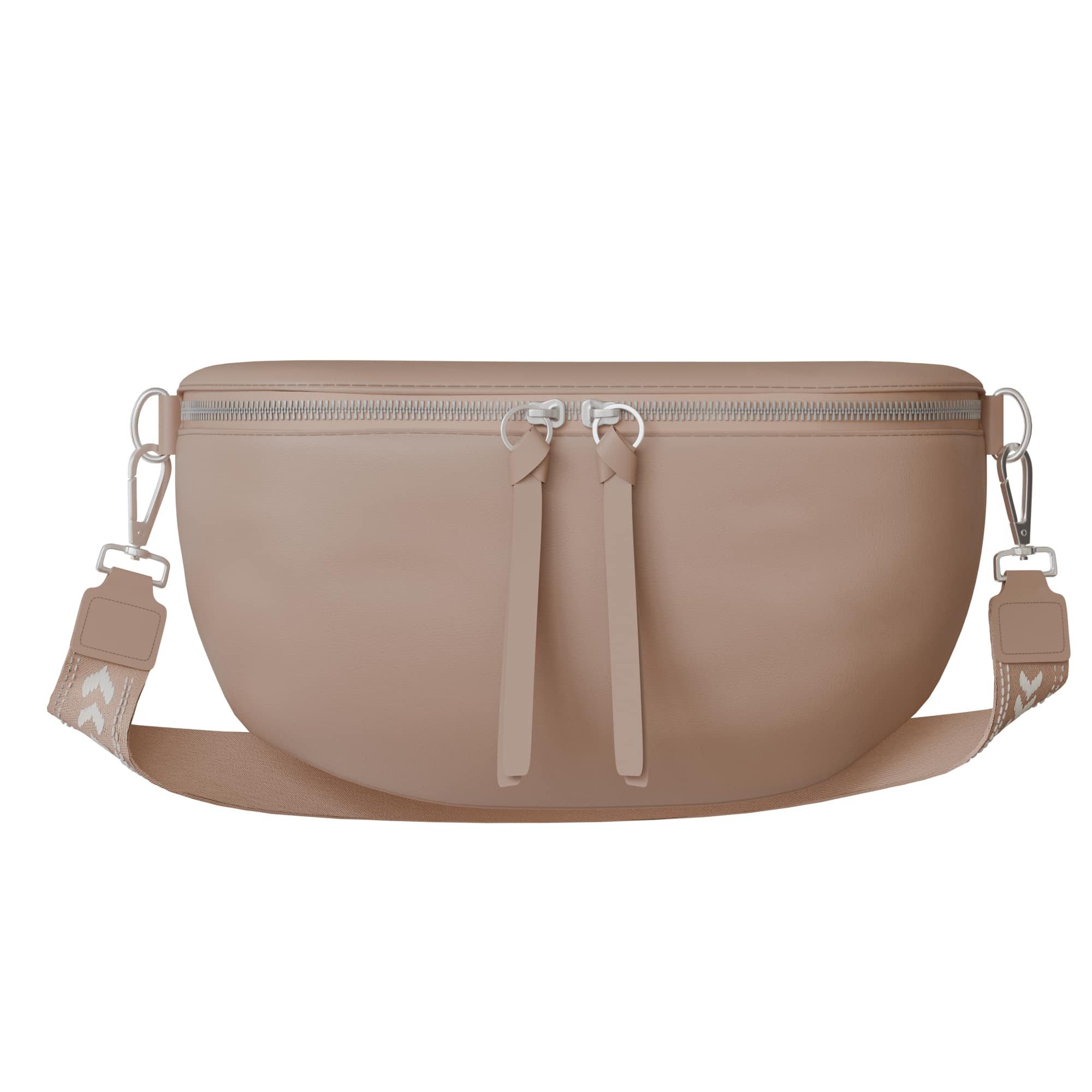 Umhängetasche Damen Crossbody Schulter Tasche Veganes Leder Modern Stilvoll 30621