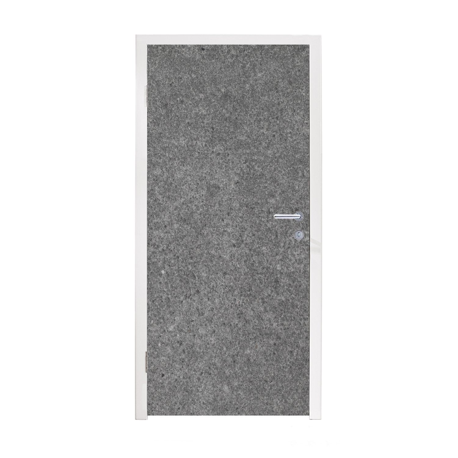 MuchoWow Türtapete Beton - Muster - Zement - Vintage - Textur - Rustikal, Matt, bedruckt, (1 St), Selbstklebende Tapete, Folie für Möbel, 75x205 cm