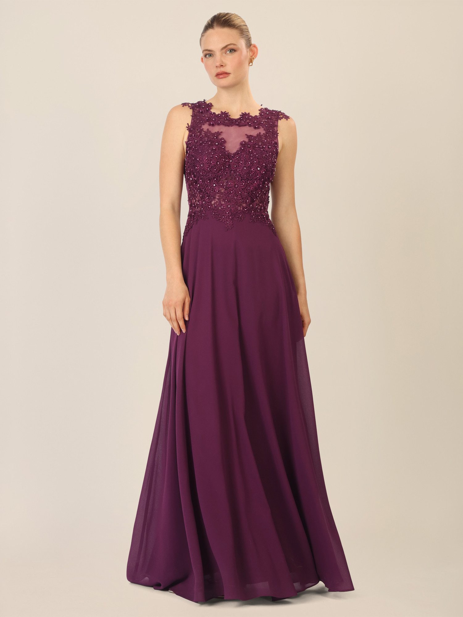 Apart Abendkleid mit floraler Spitze und günstig online kaufen