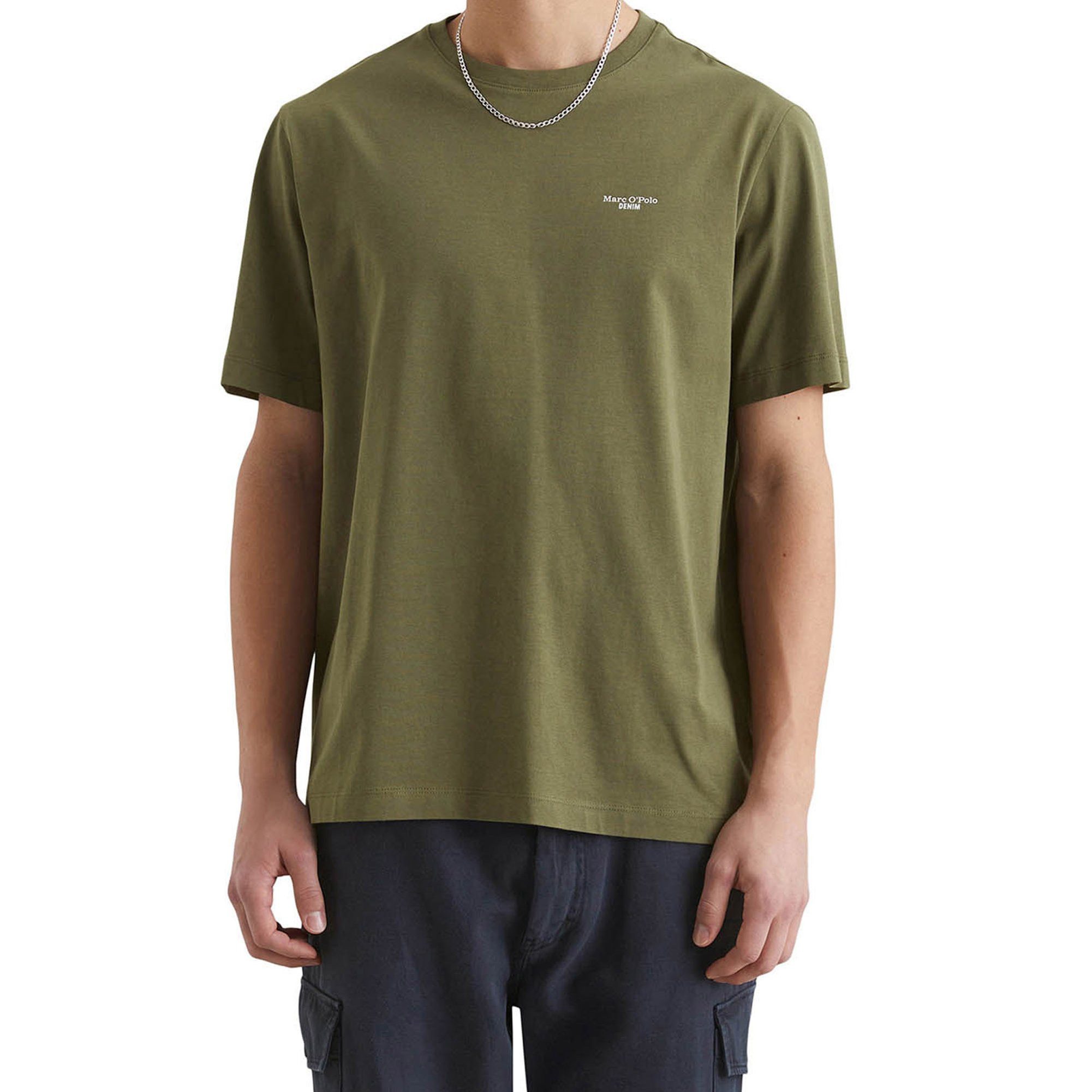 Marc O'Polo DENIM T-Shirt Herren T-Shirt 1er Pack Baumwolle (Packung, 1er Pack)