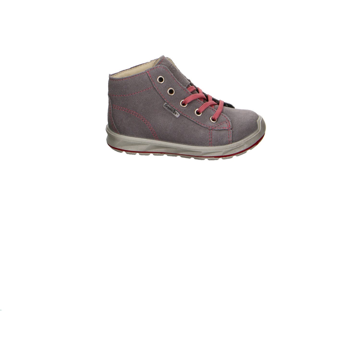 Ricosta Zayni Velour Lauflernschuhe Mädchen grau Lauflernschuh