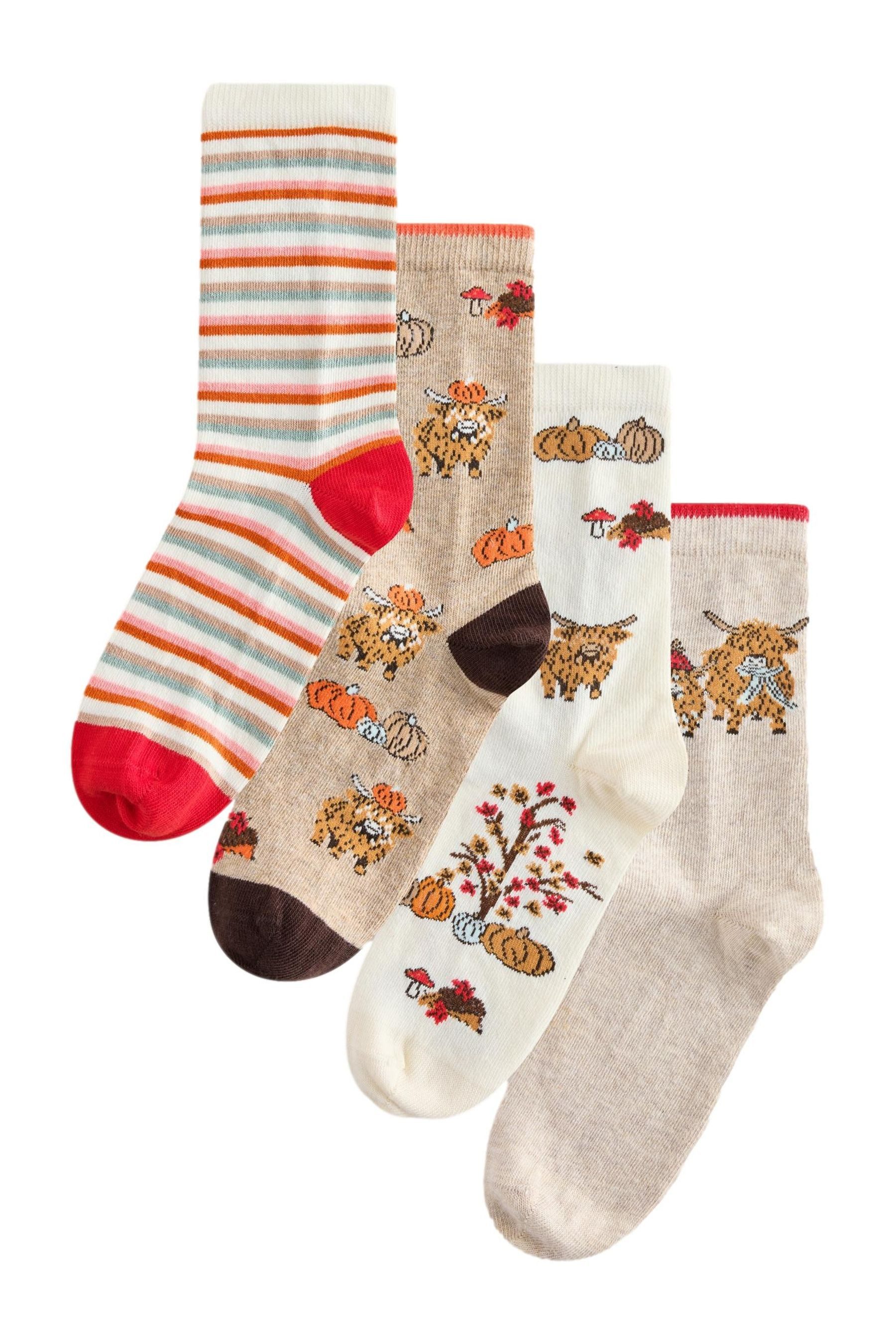 Next Kurzsocken Knöchelhohe Socken, 4er-Pack (4-Paar)