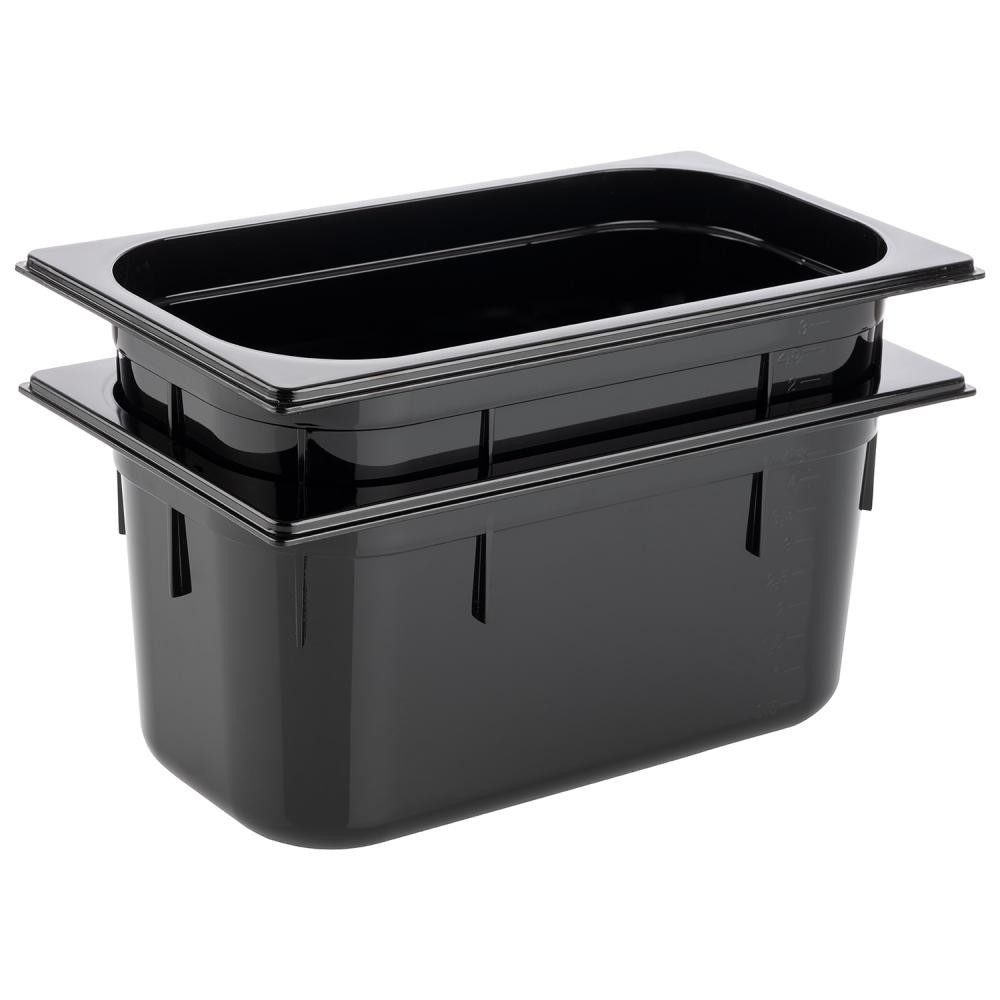 Assheuer & Pott Thermobehälter GN 1/3 Behälter 5,3 Liter Polycarbonat Schwarz, Polycarbonat