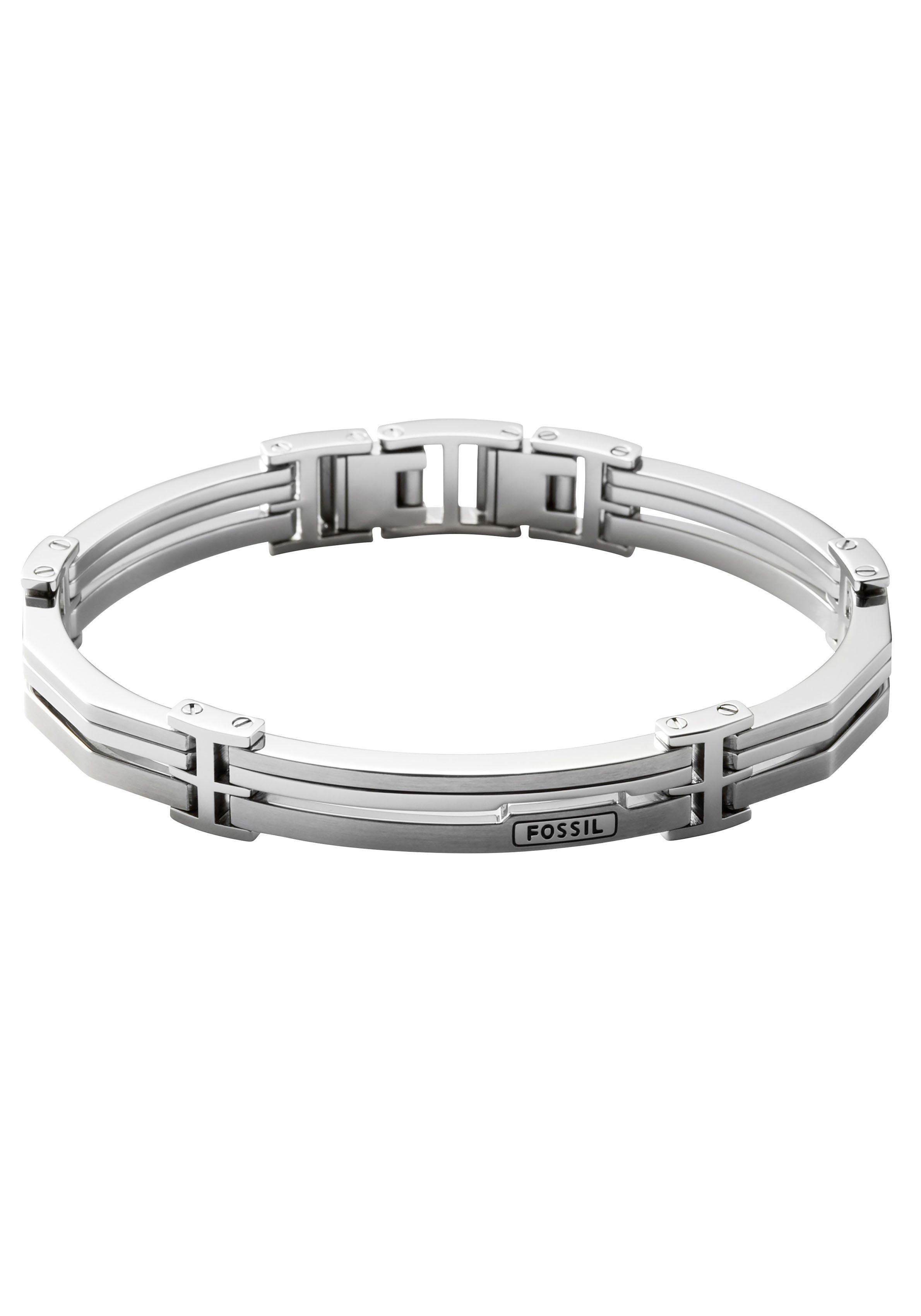 Edelstahlarmband GEN SILVER, Fossil BRACELET JF84883040