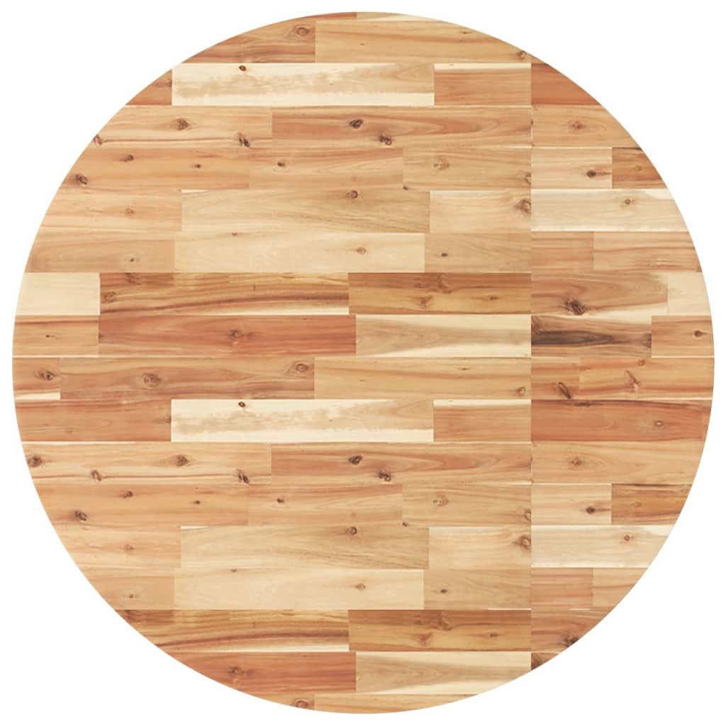 vidaXL Tischplatte Tischplatte Rund Ø90x4 cm Massivholz (1 St)