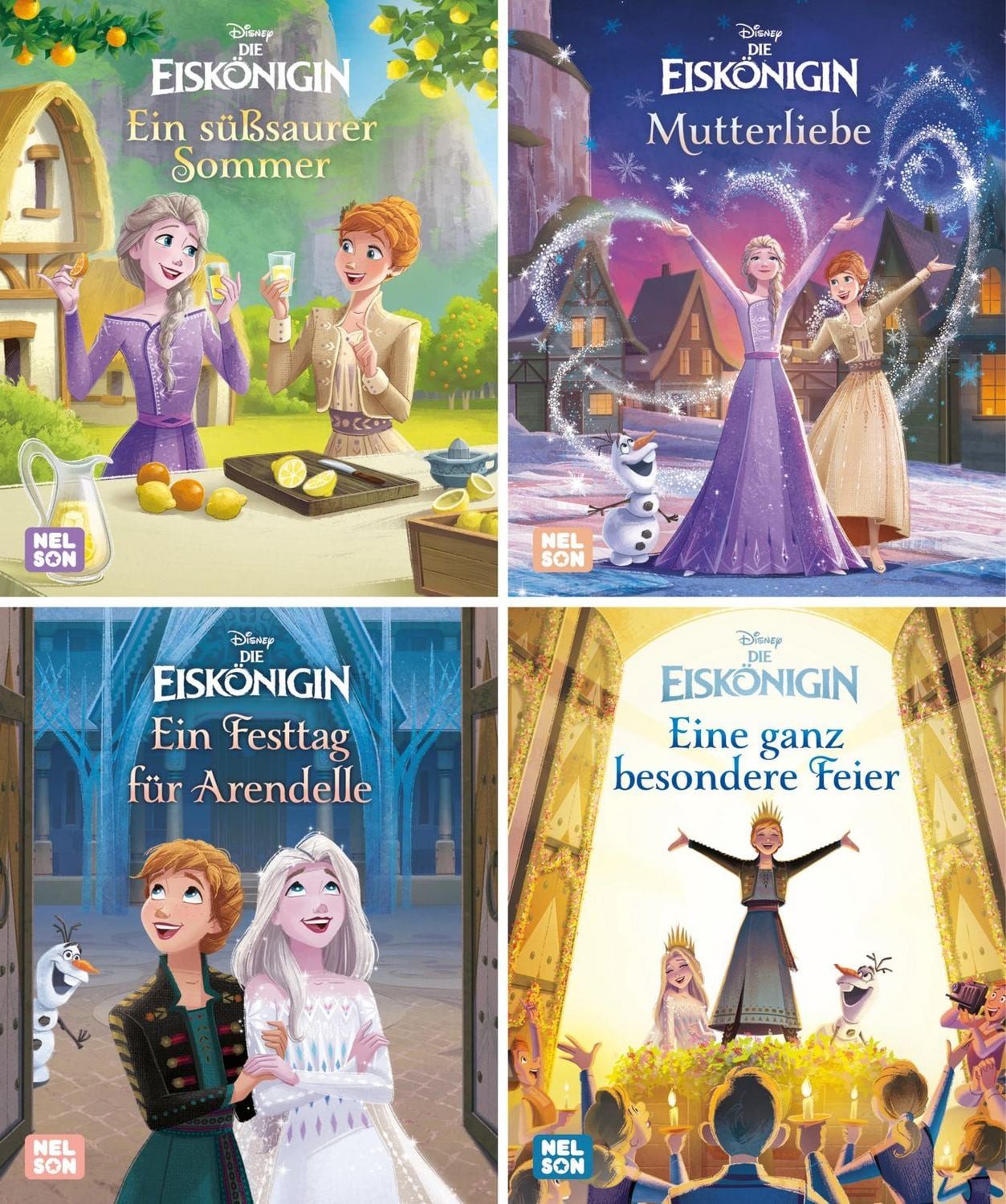 Nelson Mini-Bücher: 4er Disney Die Eiskönigin 21-24 / diverse