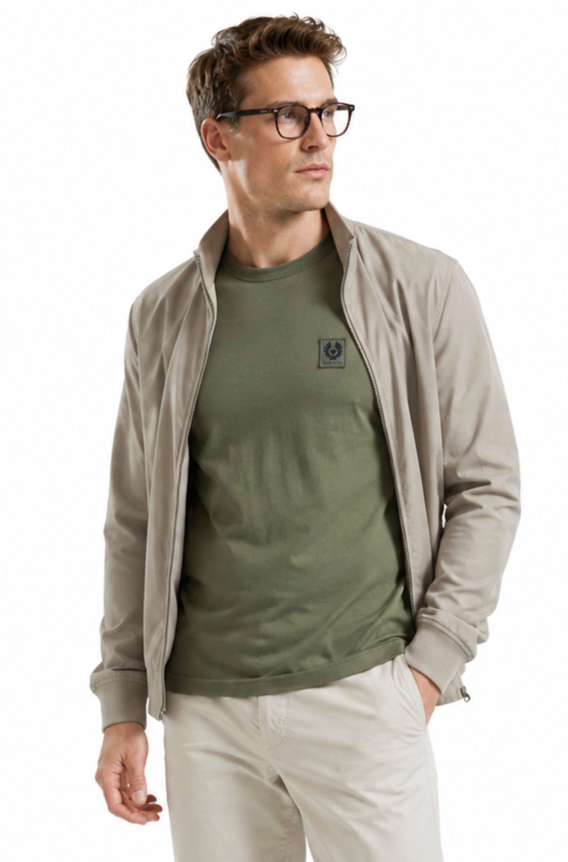 Belstaff T-Shirt Retro 1924 Phoenix Patch Regular Fit Shirt Gesticktem Rand versehener Phoenix-Patch auf der Brust – Bild 5 von 5