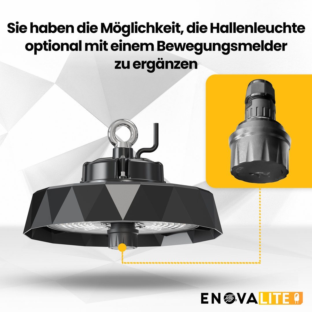 ENOVALITE LED Arbeitslicht Bewegungsmelder für LED-Highbay PRO, ELED500130-132, ohne Leuchtmittel
