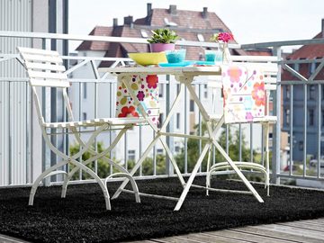 Kunstrasen Black, Andiamo, rechteckig, Höhe: 15 mm, Wetterfest, Balkon geeignet, integrierte Drainage, Garten, Terrasse