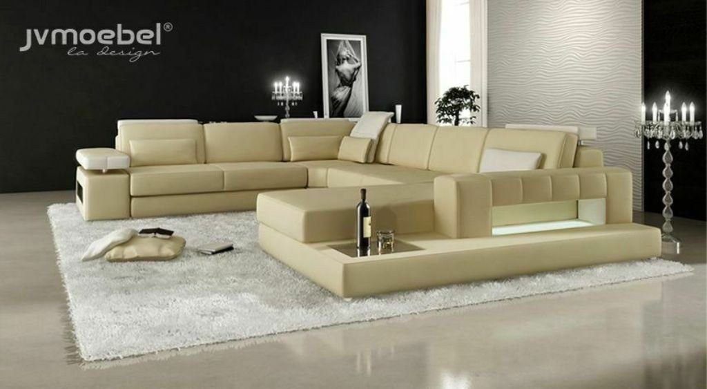 JVmoebel Ecksofa in Polster Europe Ecksofa Sofa, Sofa Wohnlandschaft Couch U-Form Ecke Made
