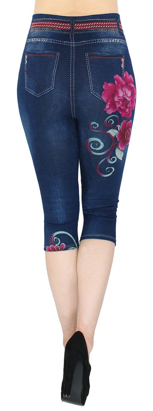 dy_mode 3/4-Leggings Damen Capri Jeggings High günstig online kaufen