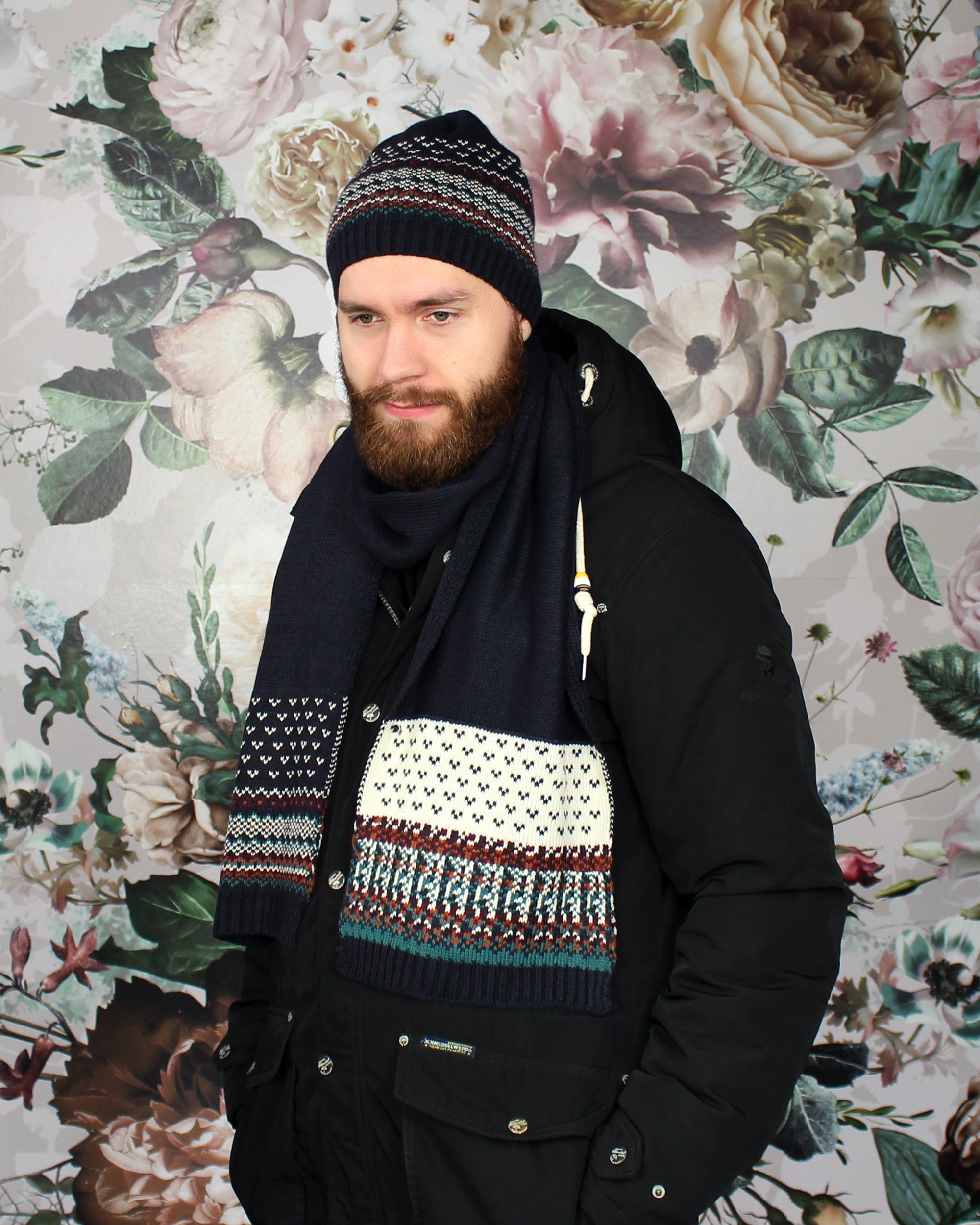 ZEBRO Strickschal Strickschal "Winter"
