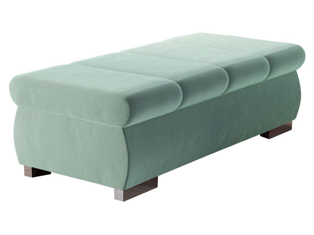 MIRJAN24 Polsterhocker Bangkok Groß, Holzkonstruktion, 120x60x39 günstig online kaufen