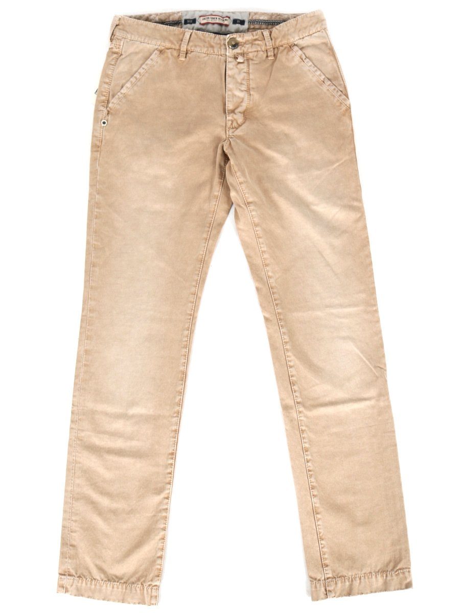 APW151 Chino - Handgefertigte Beige Länge:32 JACOB Slim-fit-Jeans COHEN -