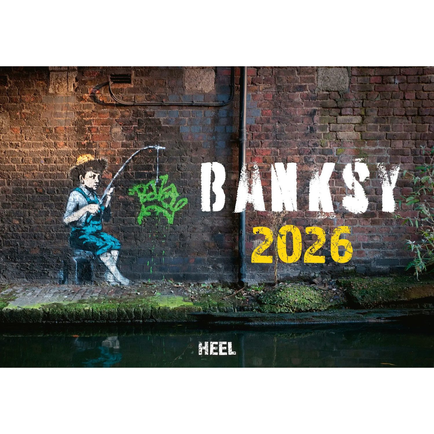 HEEL Verlag Wandkalender Banksy Kalender 2026 Mittelformat