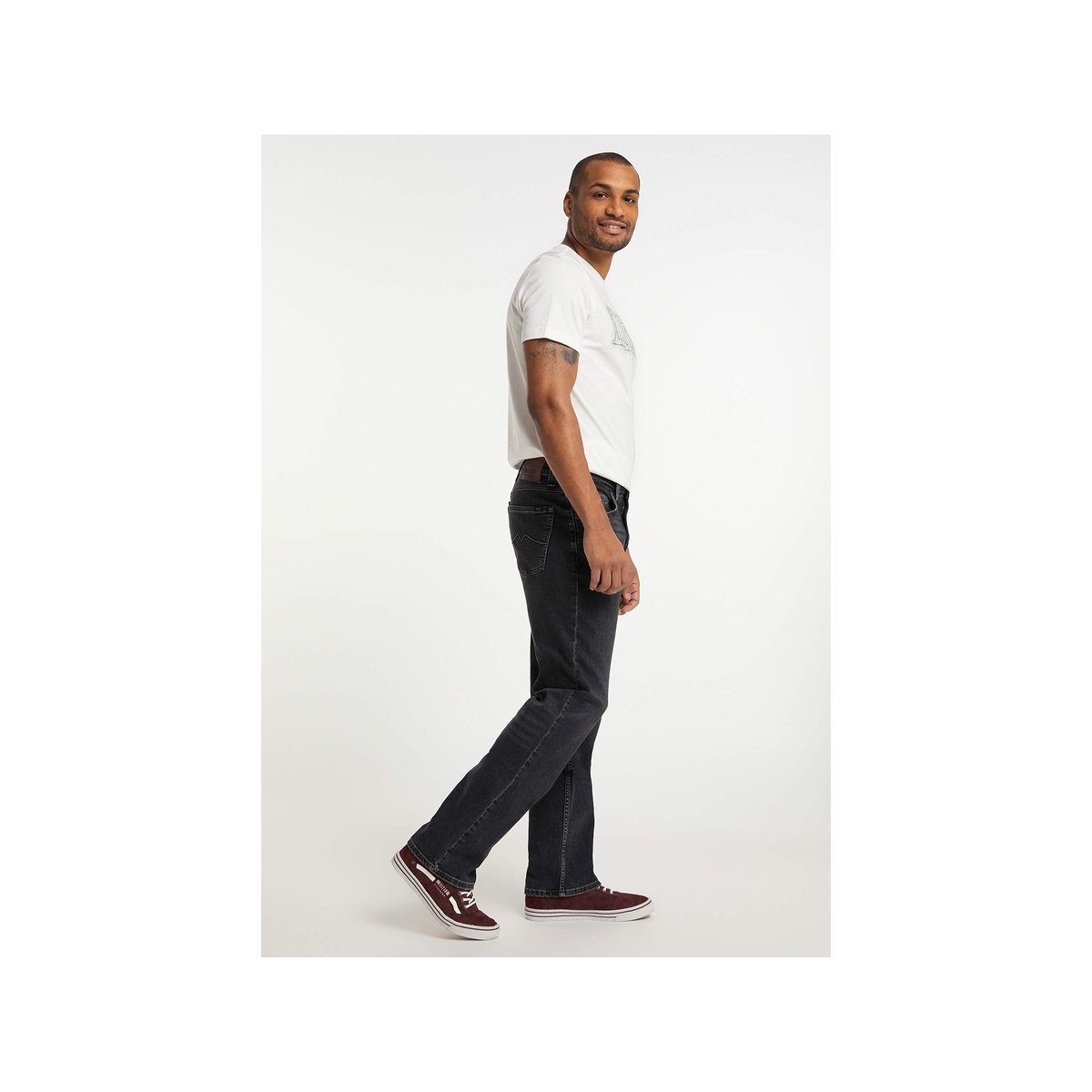schwarz 5-Pocket-Jeans regular MUSTANG (1-tlg)