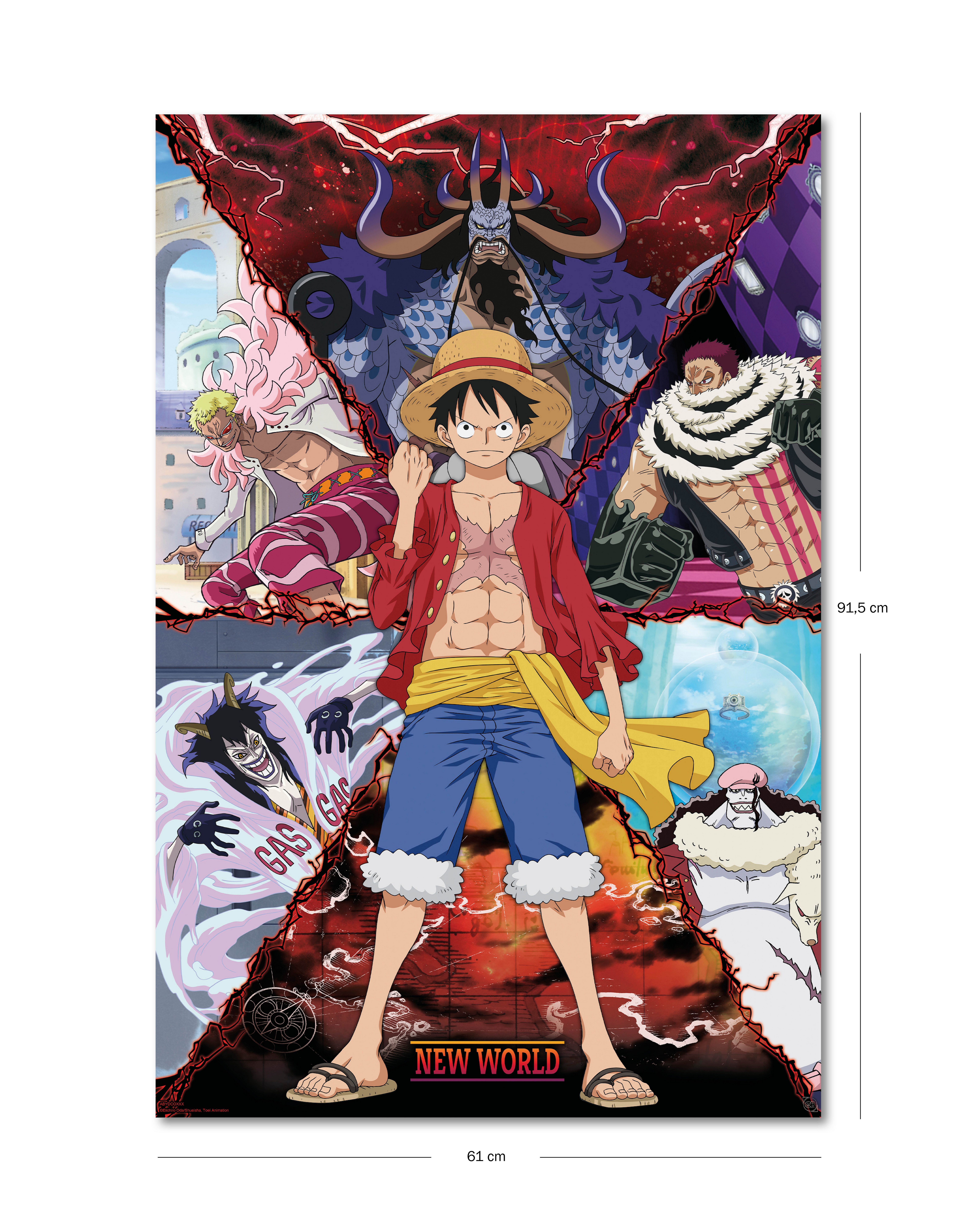 ABYstyle Poster One Piece Poster Luffy.. vs. New World 61 x 91,5 cm – Bild 4 von 4