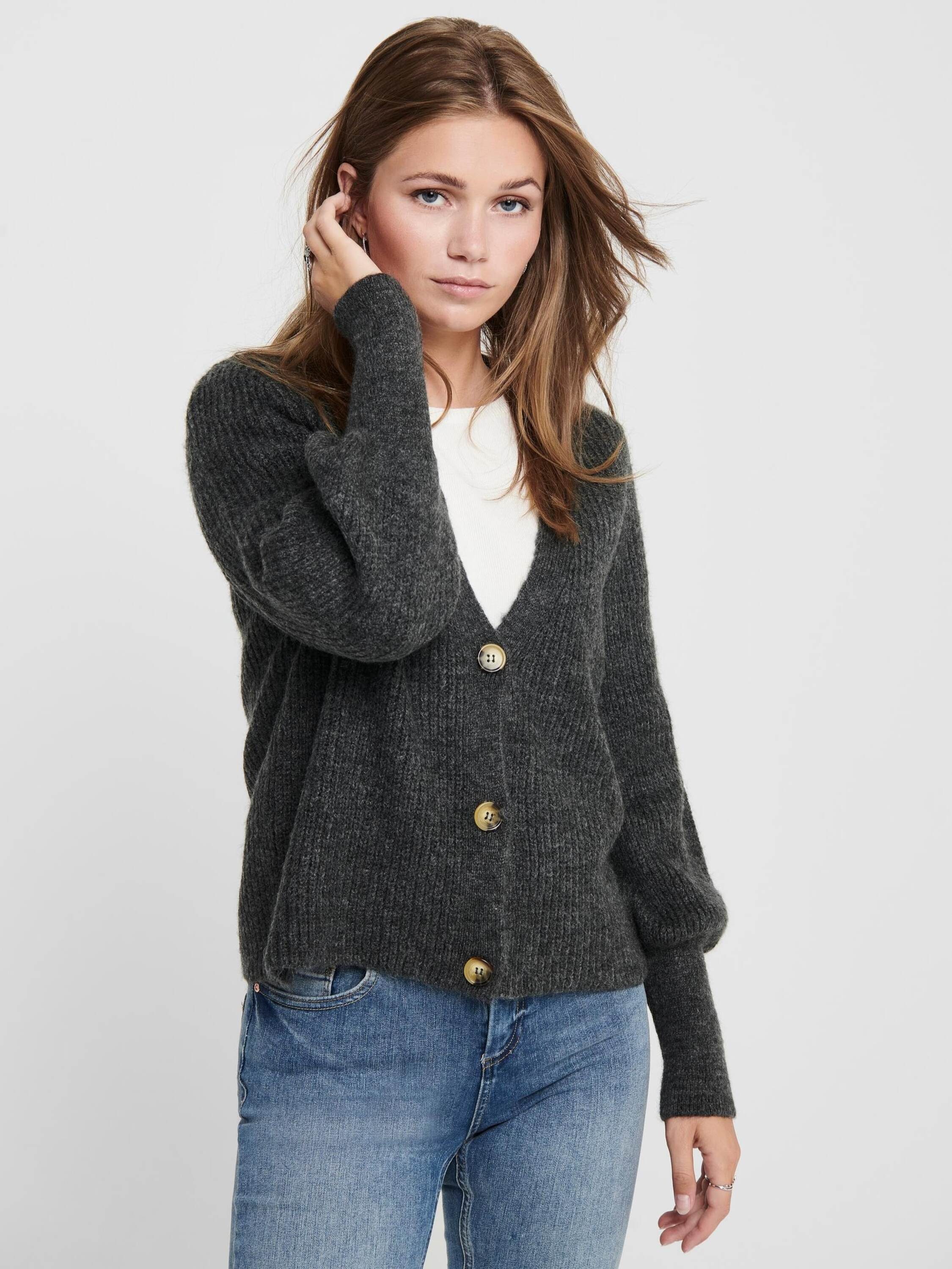 ONLY Strickjacke Clare (1-tlg) Plain/ohne Details – Bild 5 von 5