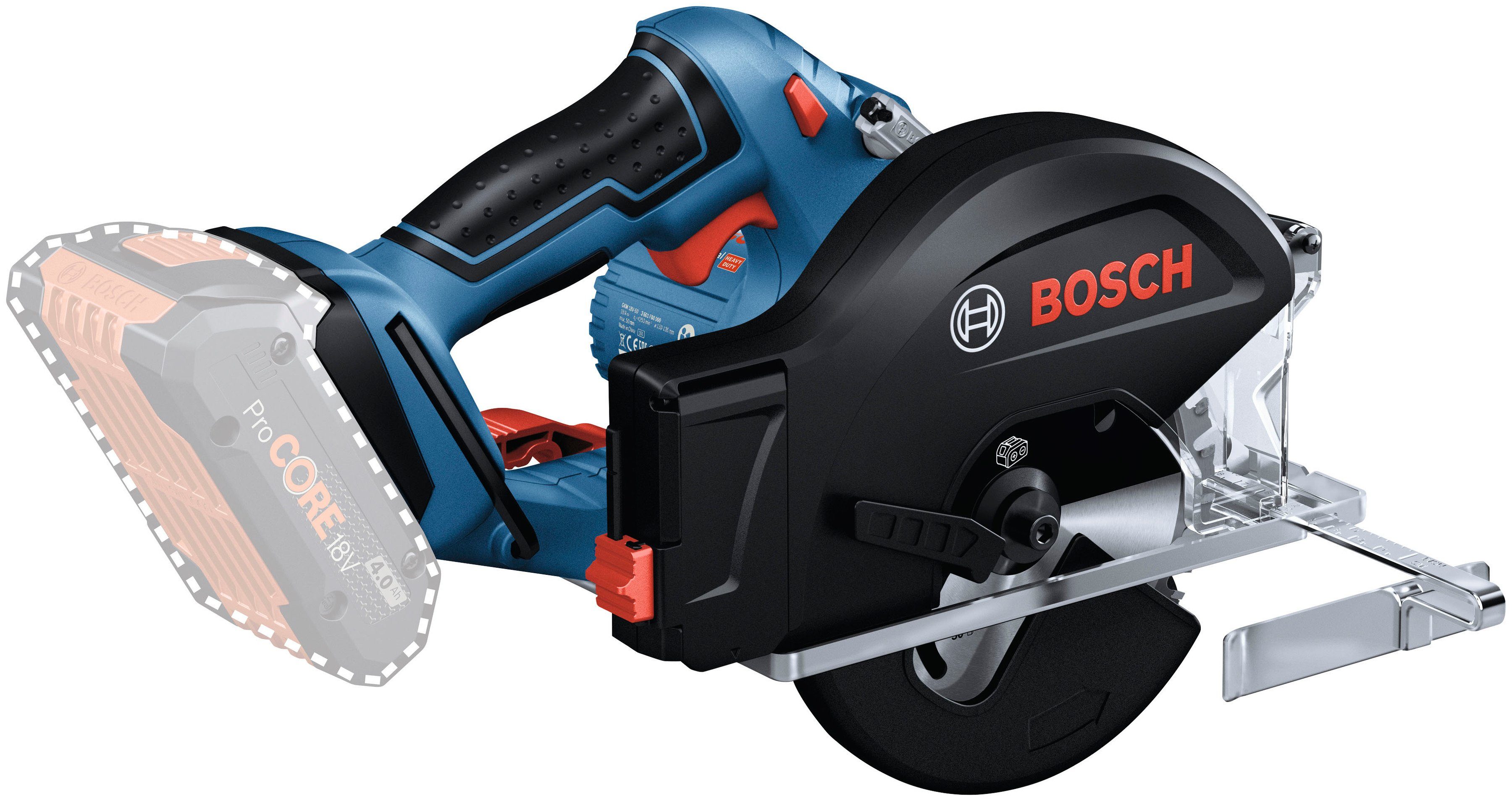 Bosch Professional Akku-Handkreissäge GKM 18V-50, ohne Akku und Ladegerät