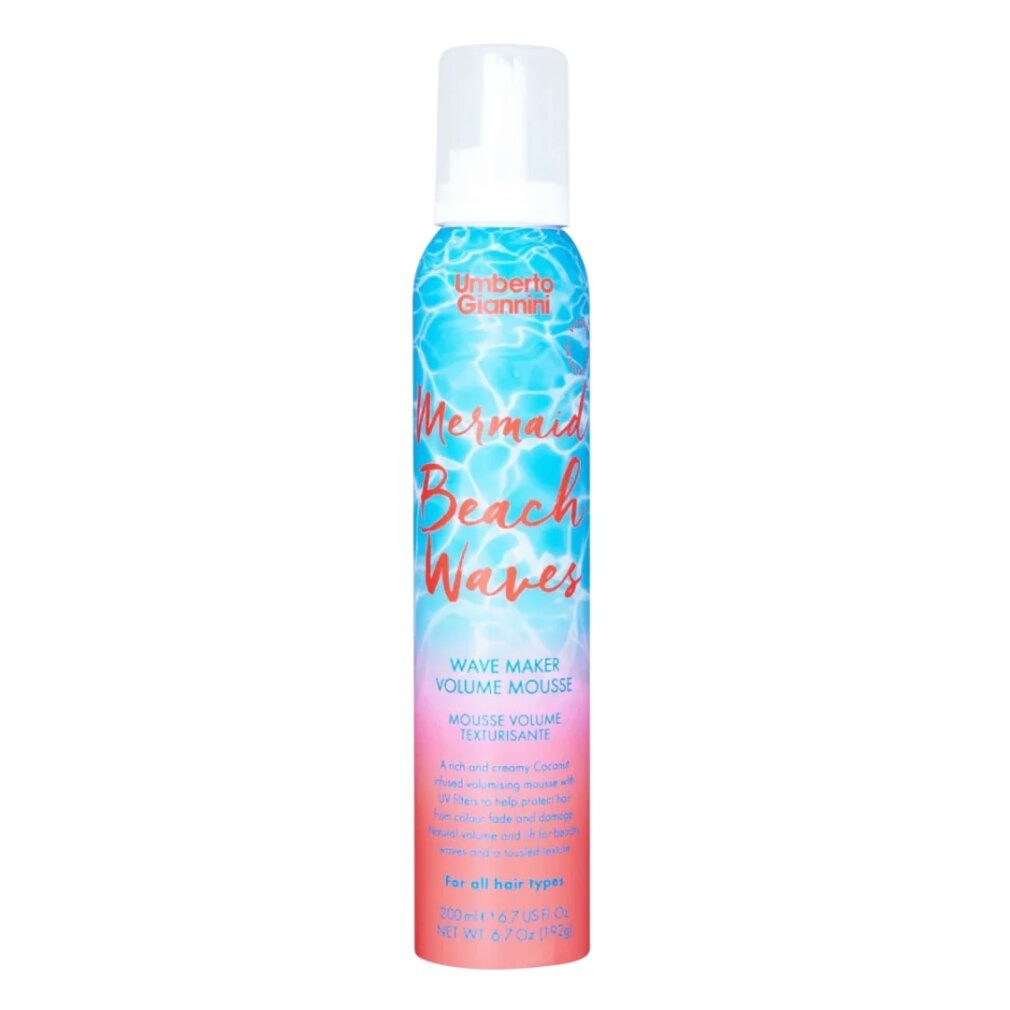 Umberto Giannini Haarmousse Meerjungfrau Beach Waves, Haarstyling-Mousse, voluminisierend