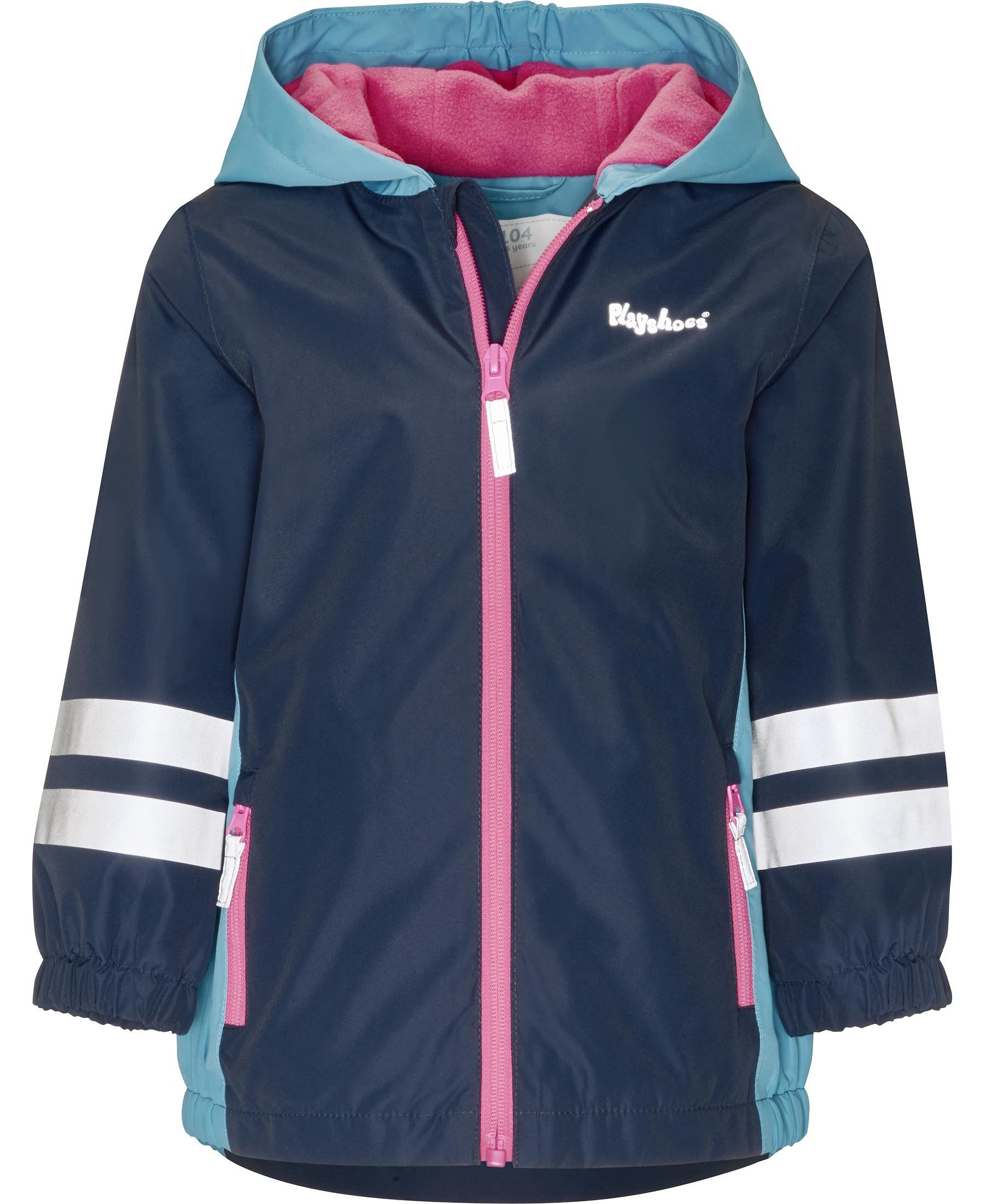 Playshoes Regenjacke Outdoor-Jacke Fleece-Futter