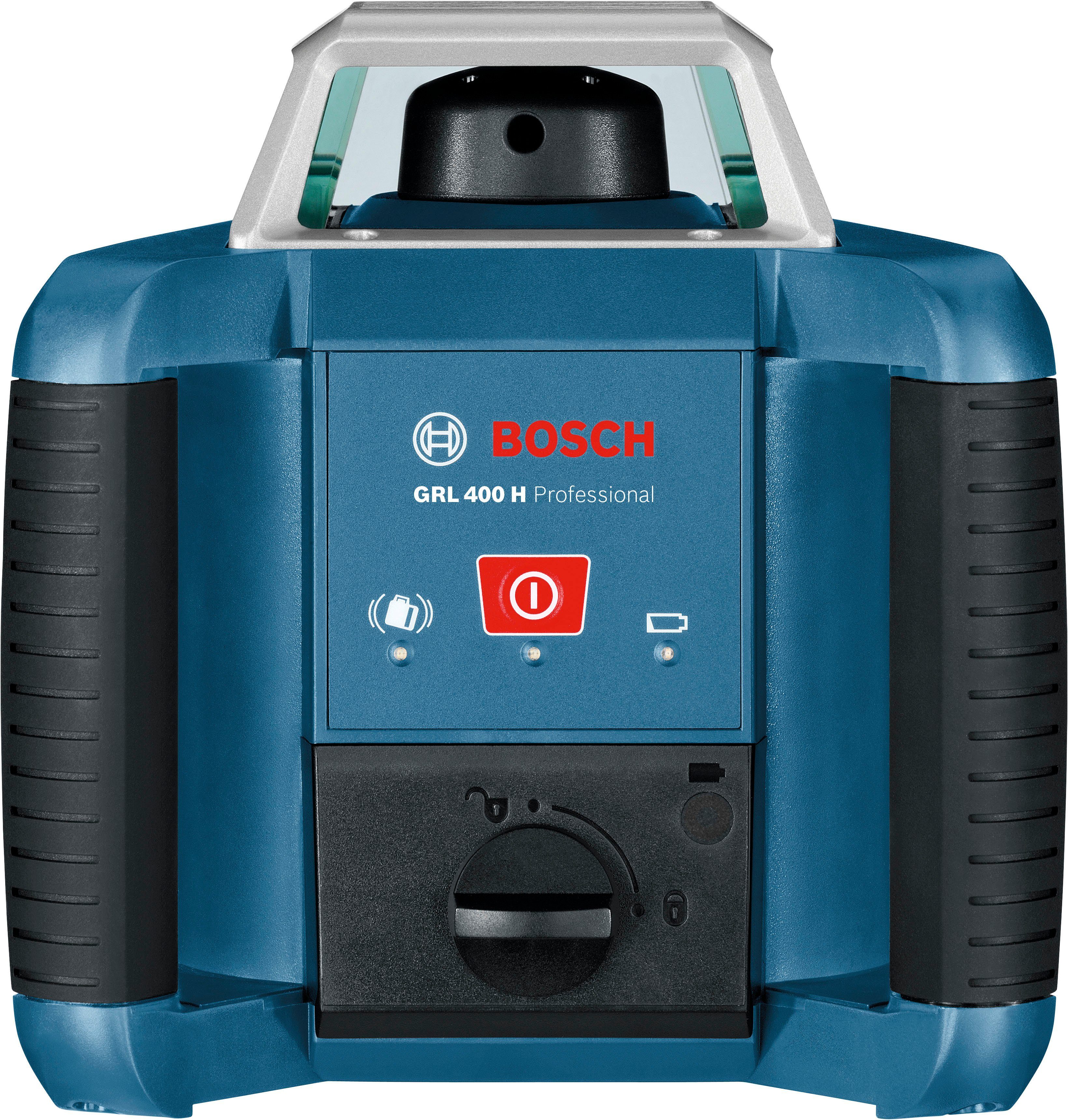 Bosch Professional Rotationslaser GRL 400 H Professional, mit Stativ, Koffer, Batterien, Ladegerät | Linienlaser