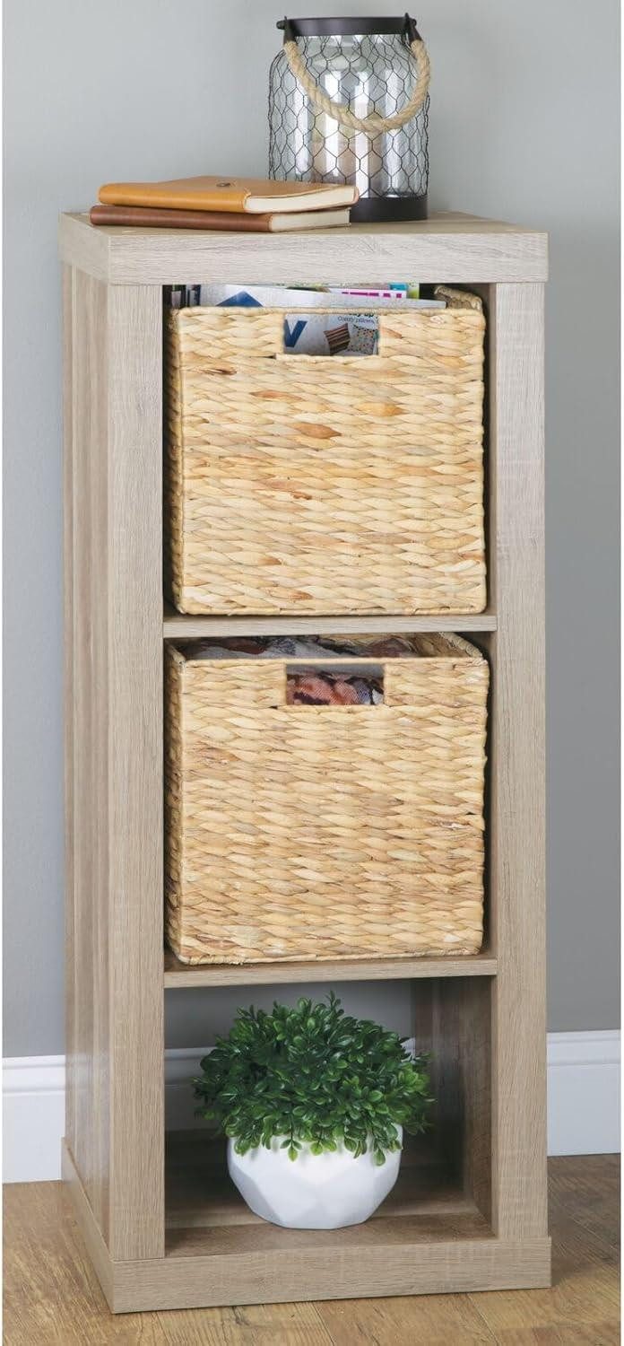 mDesign Aufbewahrungssystem mDesign Aufbewahrungsbox Regalkorb Organizer 2er Set faltbar Naturfa