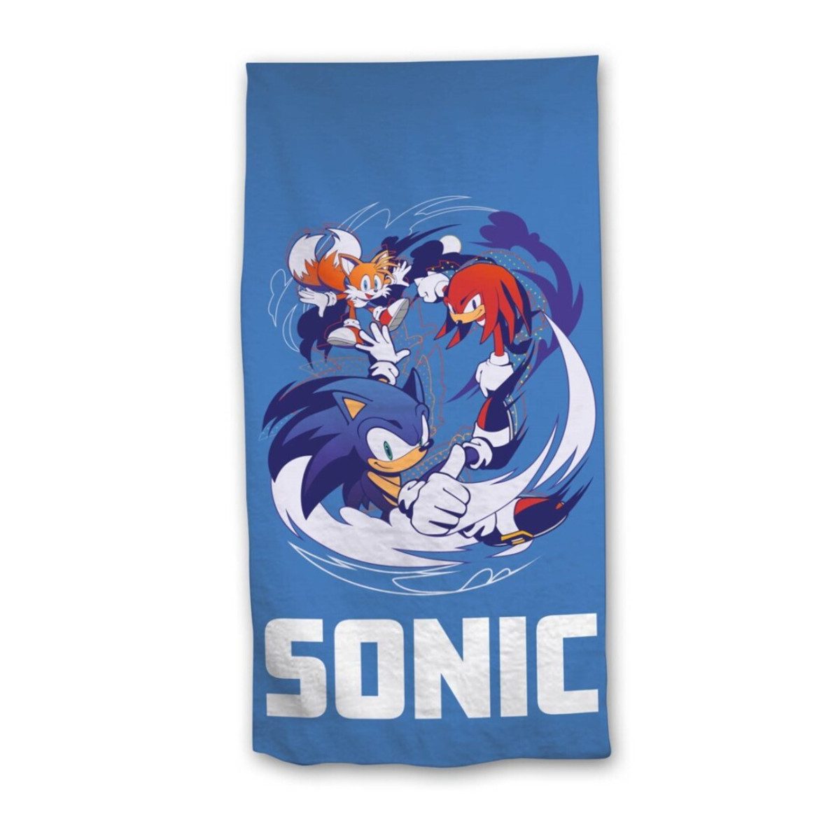 Sonic The Hedgehog Strandtuch Badetuch 70 × 140 cm leicht und schnelltrocknend