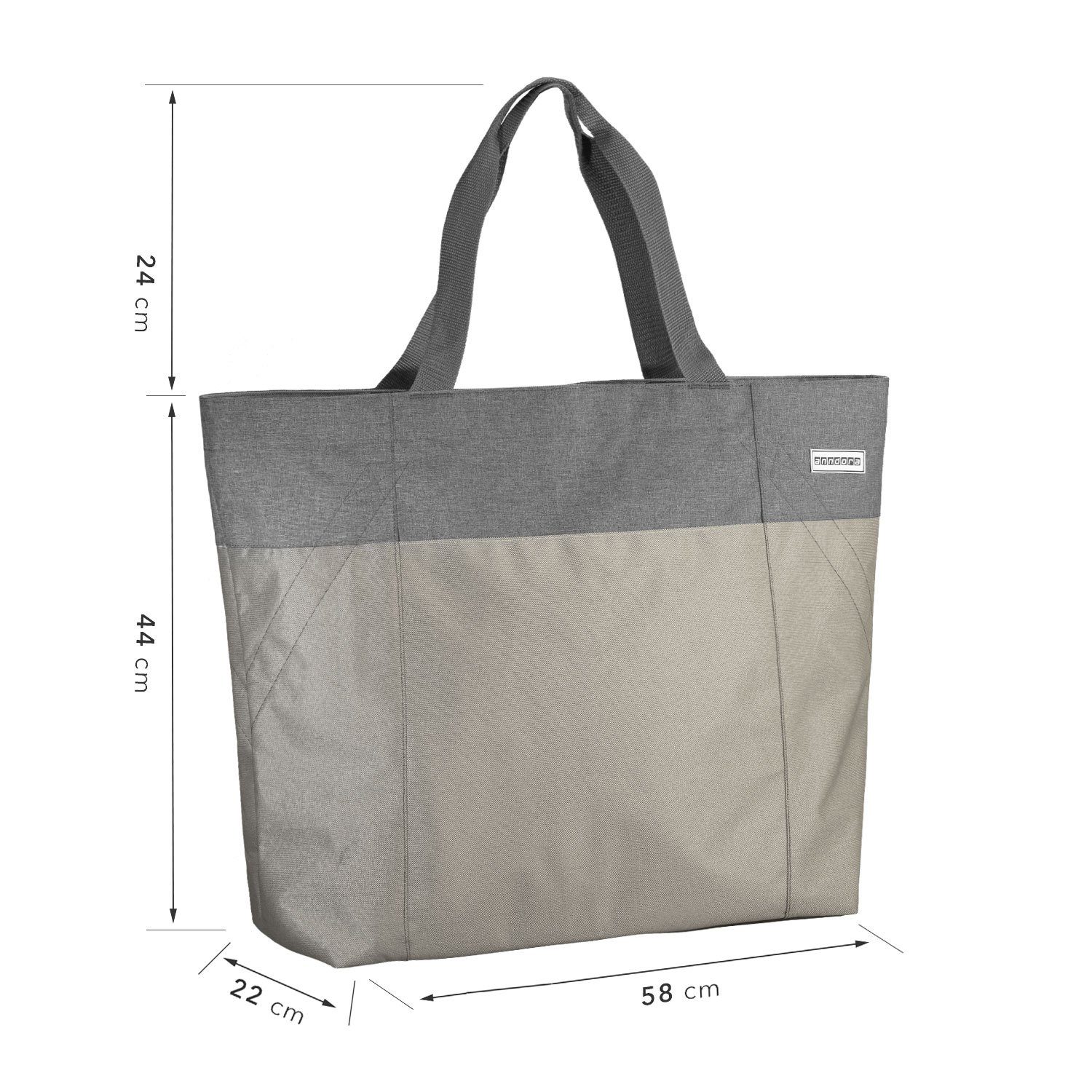 anndora XL-Strandtasche Umhängetasche Freizeittasche XXL 40 günstig online kaufen