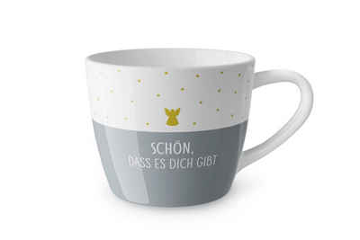 La Vida Tasse Kaffeetasse Teetasse Tasse Maxi Becher für dich la vida "Schön, Material: Porzellan