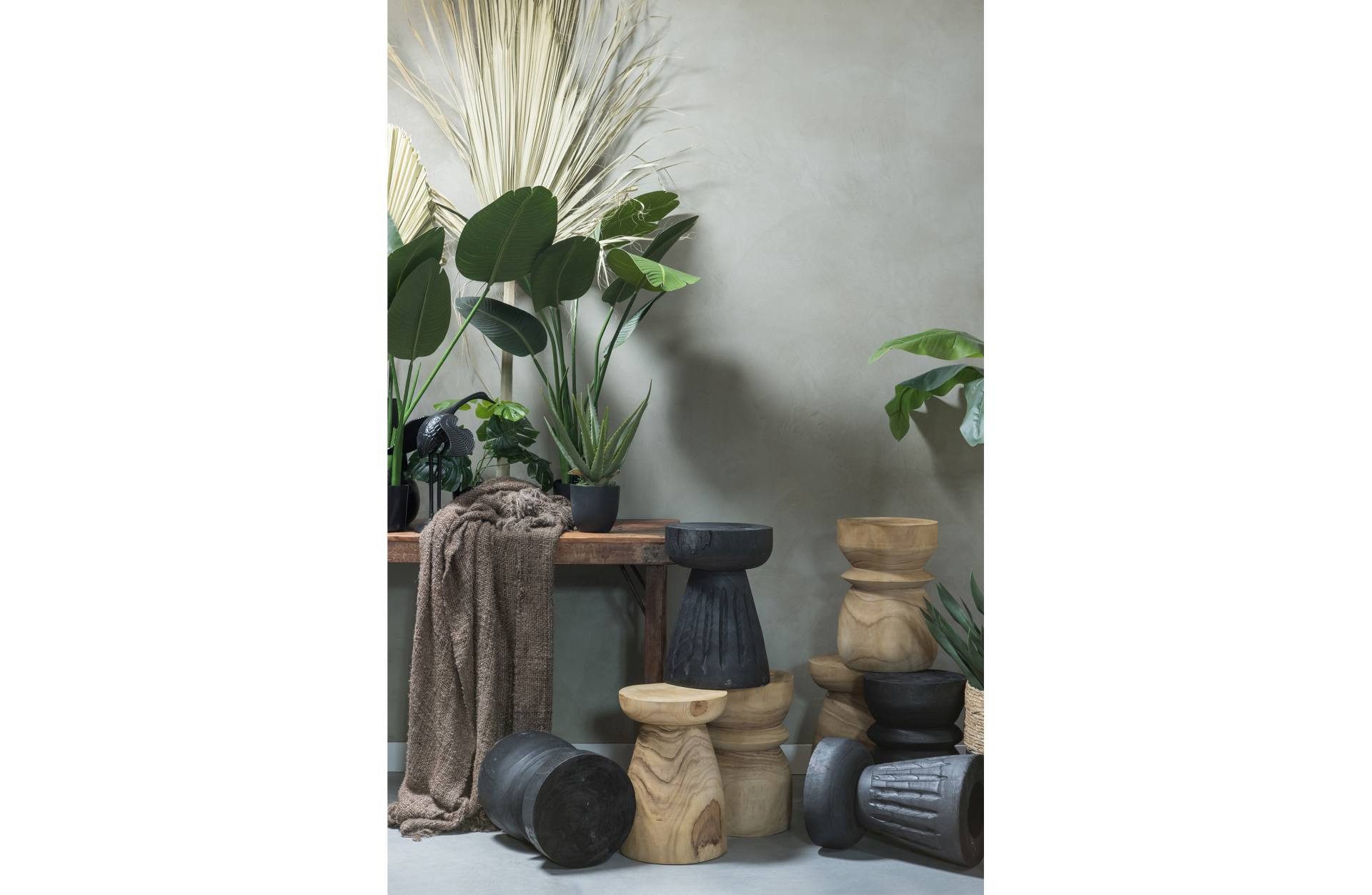 WOOOD Hocker Bink aus Paulowniaholz, Natur günstig online kaufen