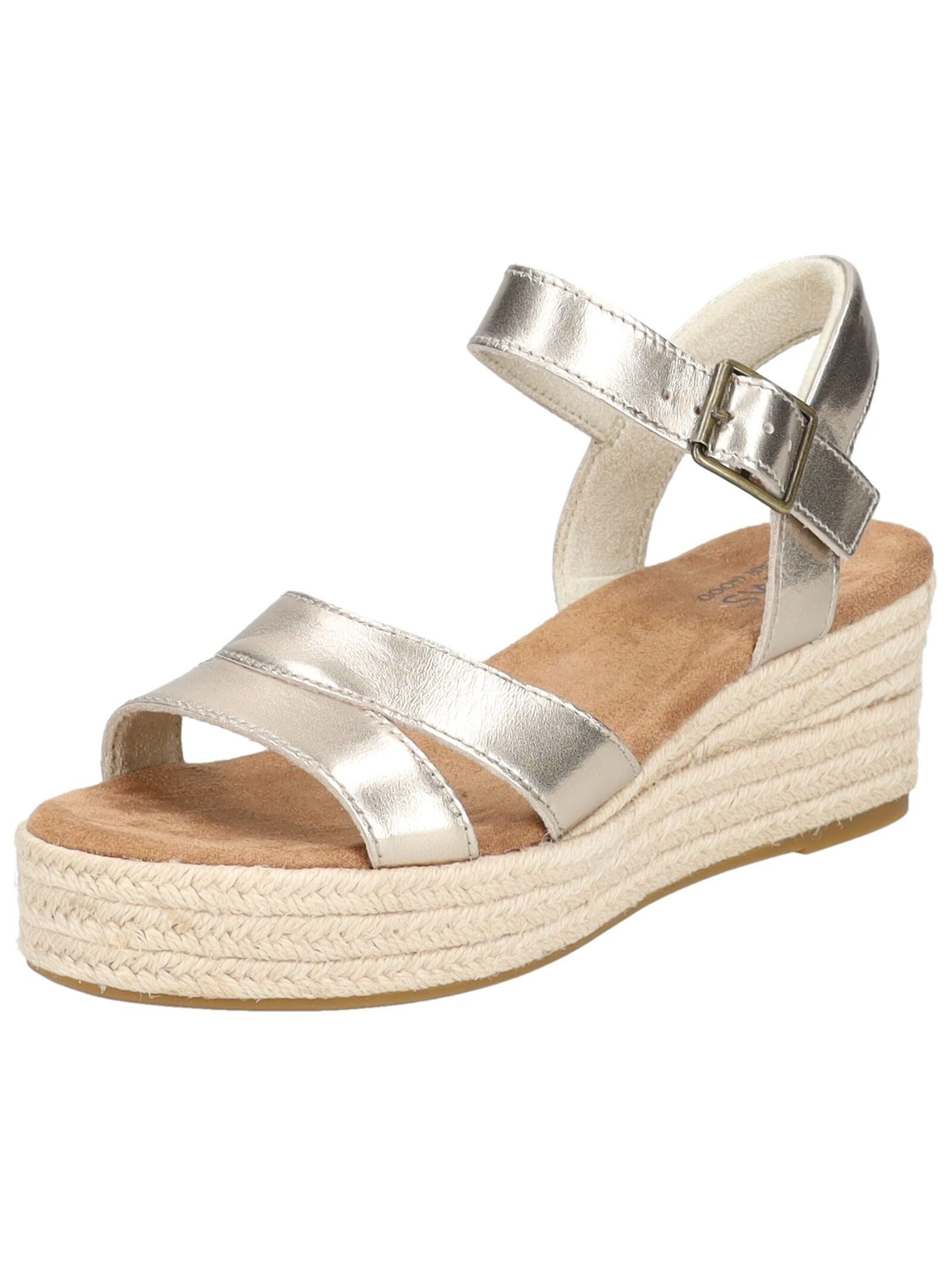 TOMS TOMS Sandalen Leder Keilsandalette günstig online kaufen