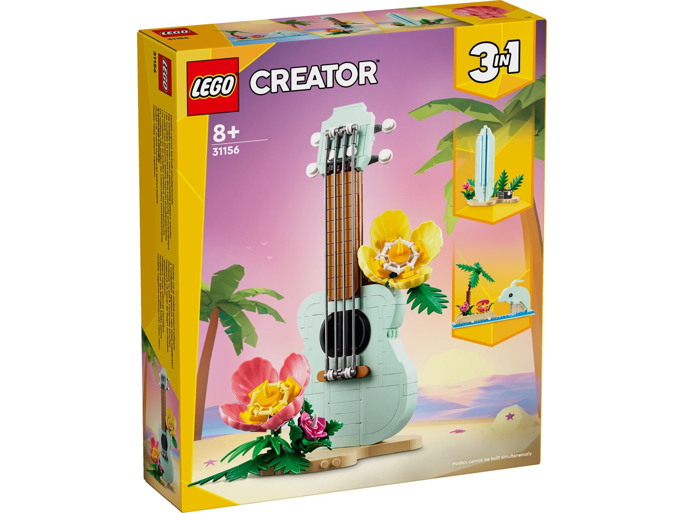 LEGO® LEGO® Creator 31156 Tropische Ukulele Konstruktionsspielsteine, (387 St)