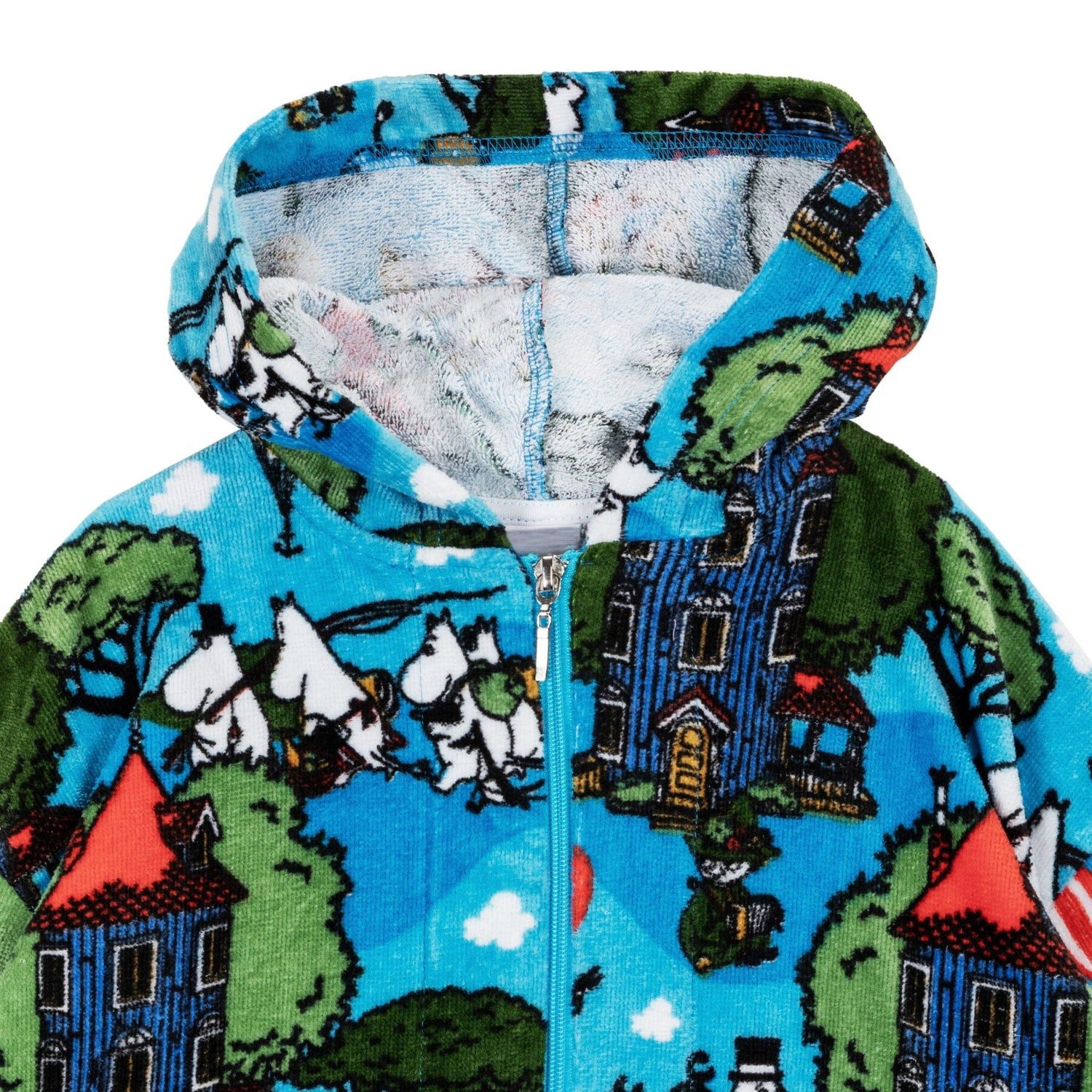 Moomin by Martinex Kinderbademantel MOOMIN – Kinder-Bademantel „Home Yard“ Blau
