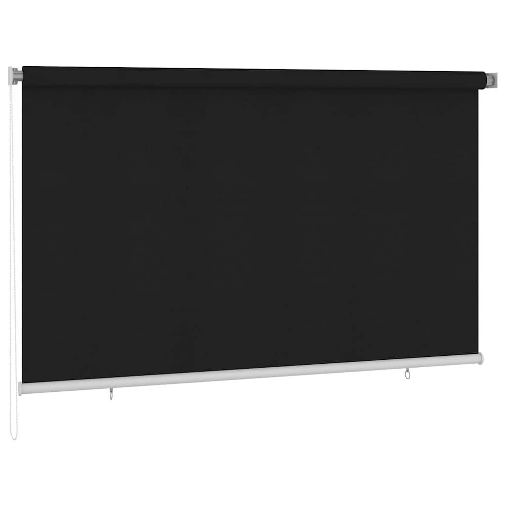 Rollo Außenrollo 245 (B)x140 (H) cm Schwarz, vidaXL