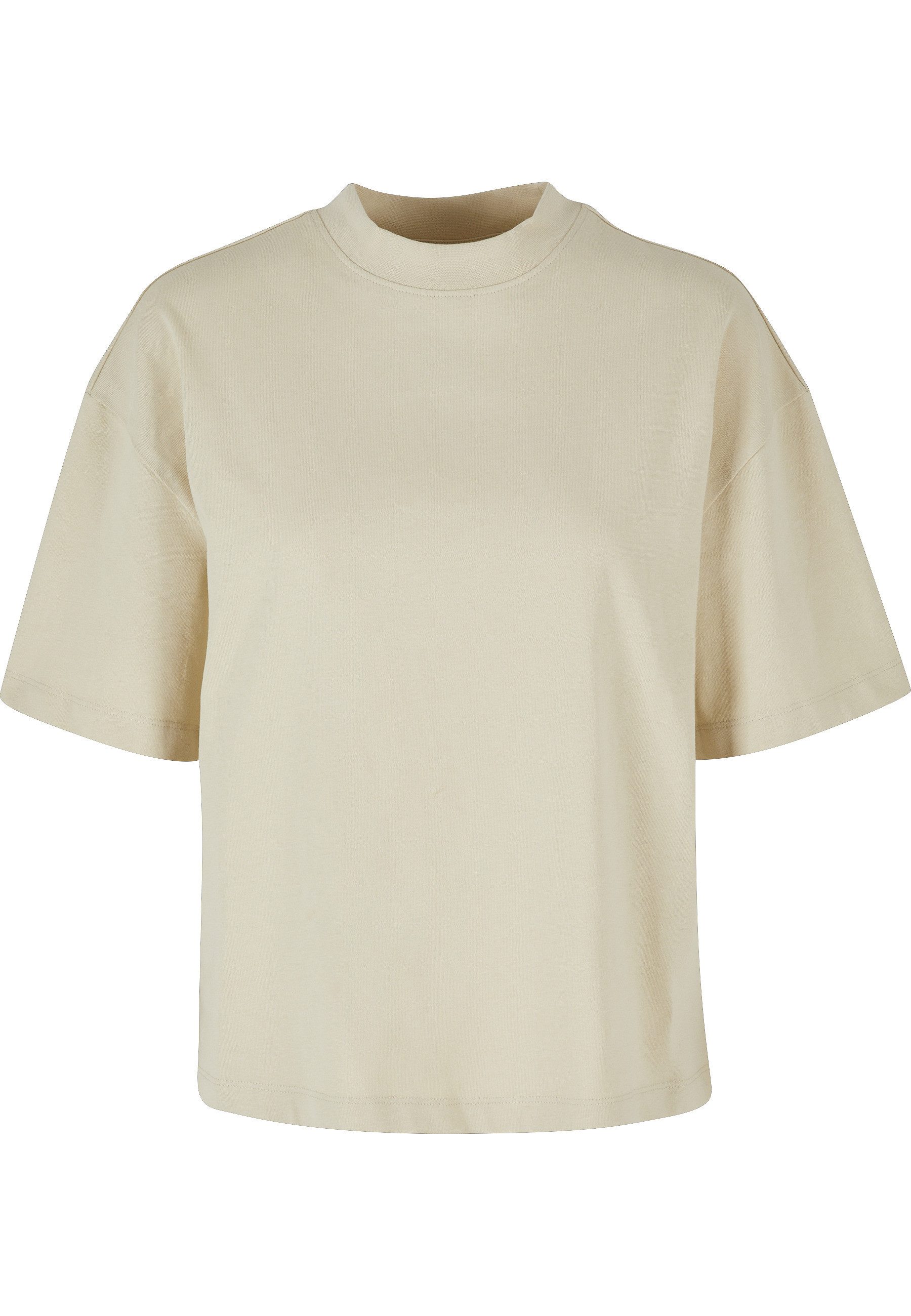URBAN CLASSICS Kurzarmshirt Urban Classics Damen Ladies Organic Heavy Slit Tee (1-tlg)