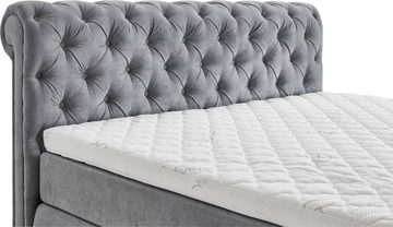 Relita Boxspringbett York, Boxspringbett mit 180 x 200 cm Liegefläche, 7-Zonen-TFK-Matratze