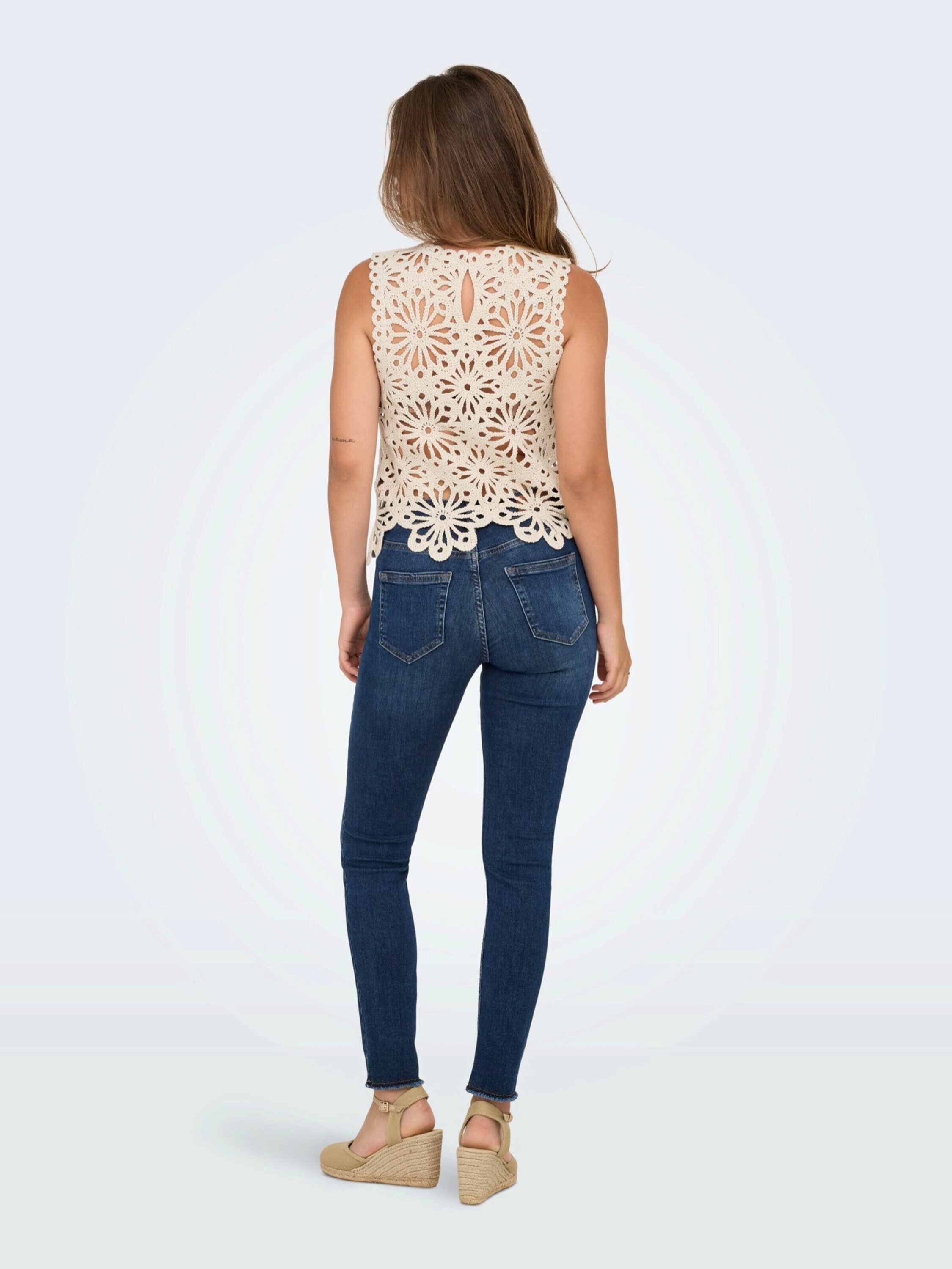 ONLY Funktionstop ONL30 LEILANI (1-tlg) Lochmuster