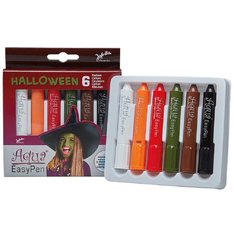 Aqua Schminkstifte Halloween Box Schmink-Set Jofrika 6 Pen - Easy jofrika 748798