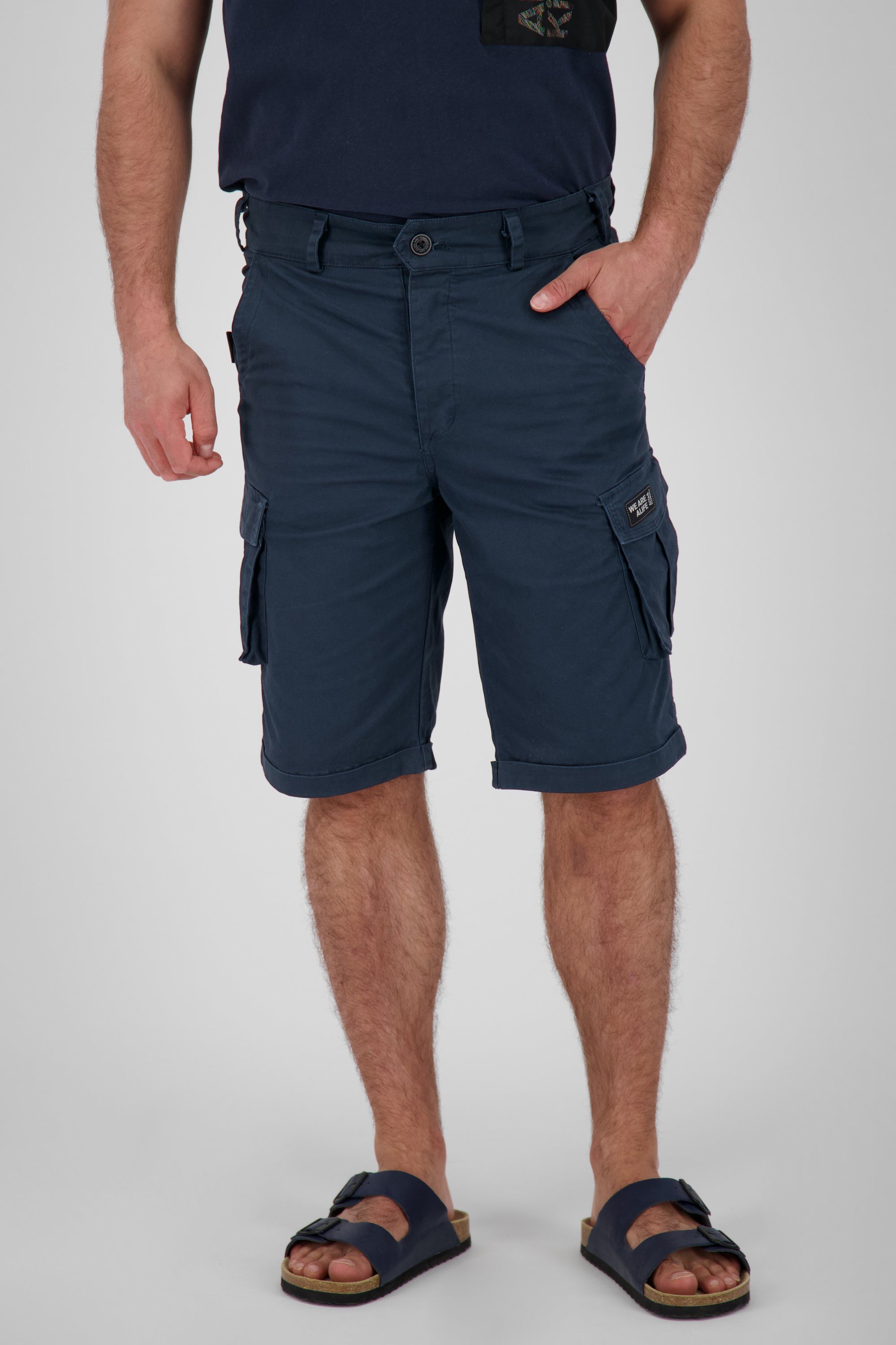 Alife & Kickin Shorts PhilippeAK Shorts Herren Sweathose, kurze Hose marine